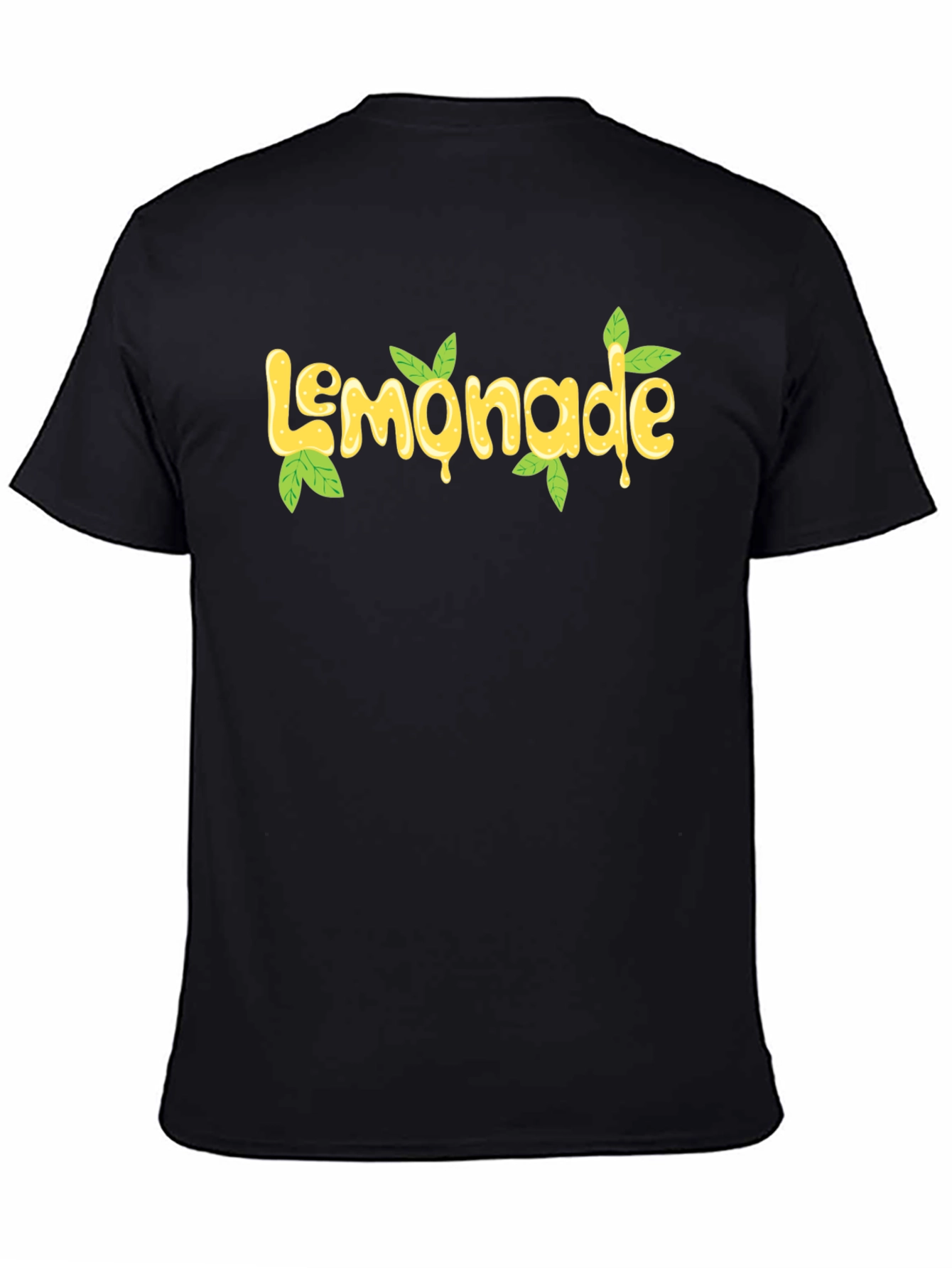 Lemonade Graphic Print Black T-Shirt