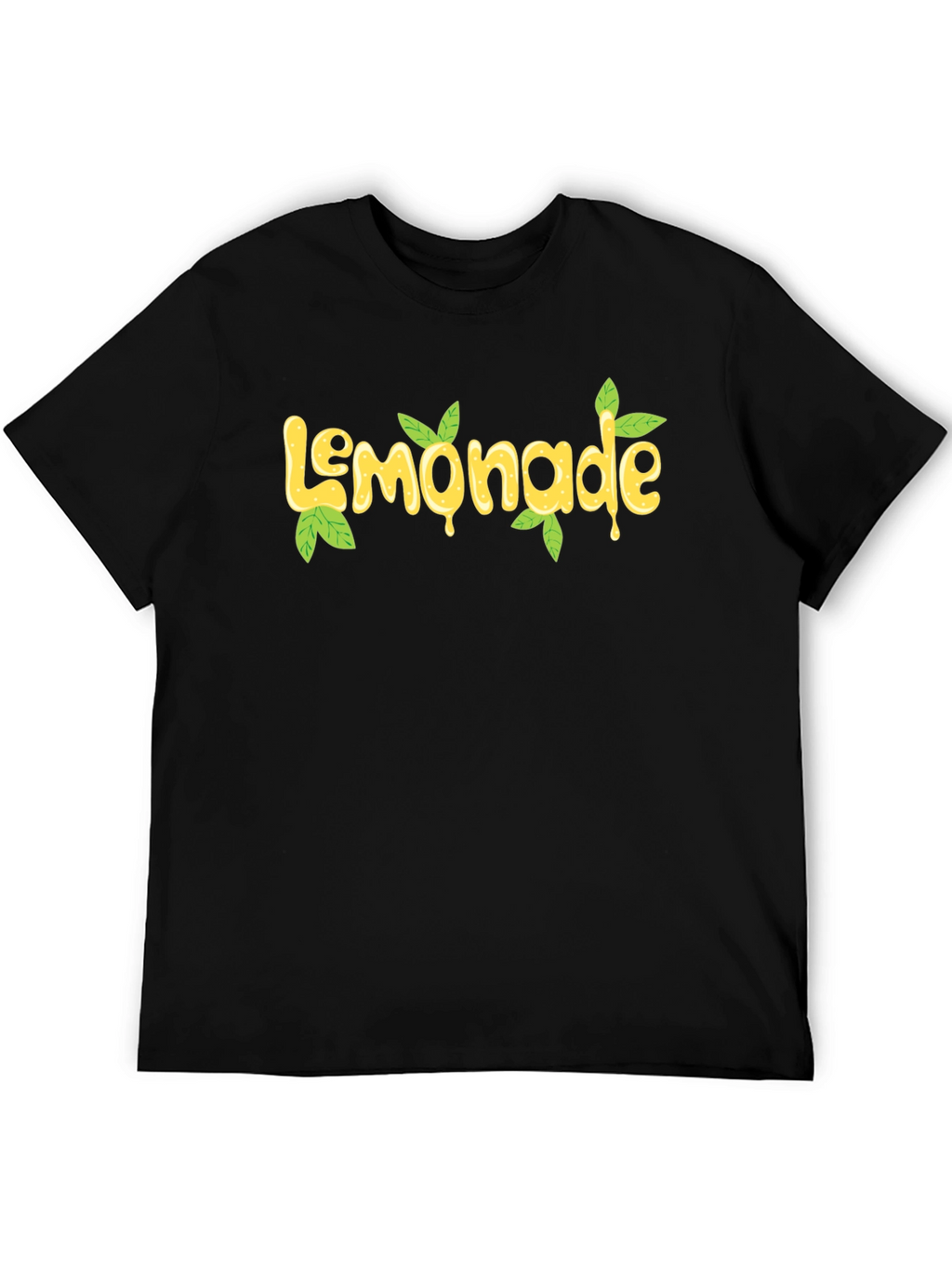 Lemonade Graphic Print Black T-Shirt