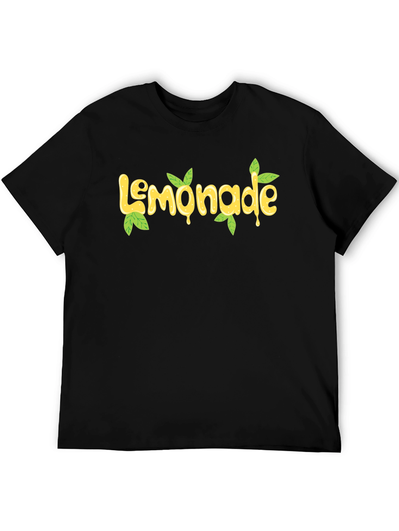 Lemonade Graphic Print Black T-Shirt
