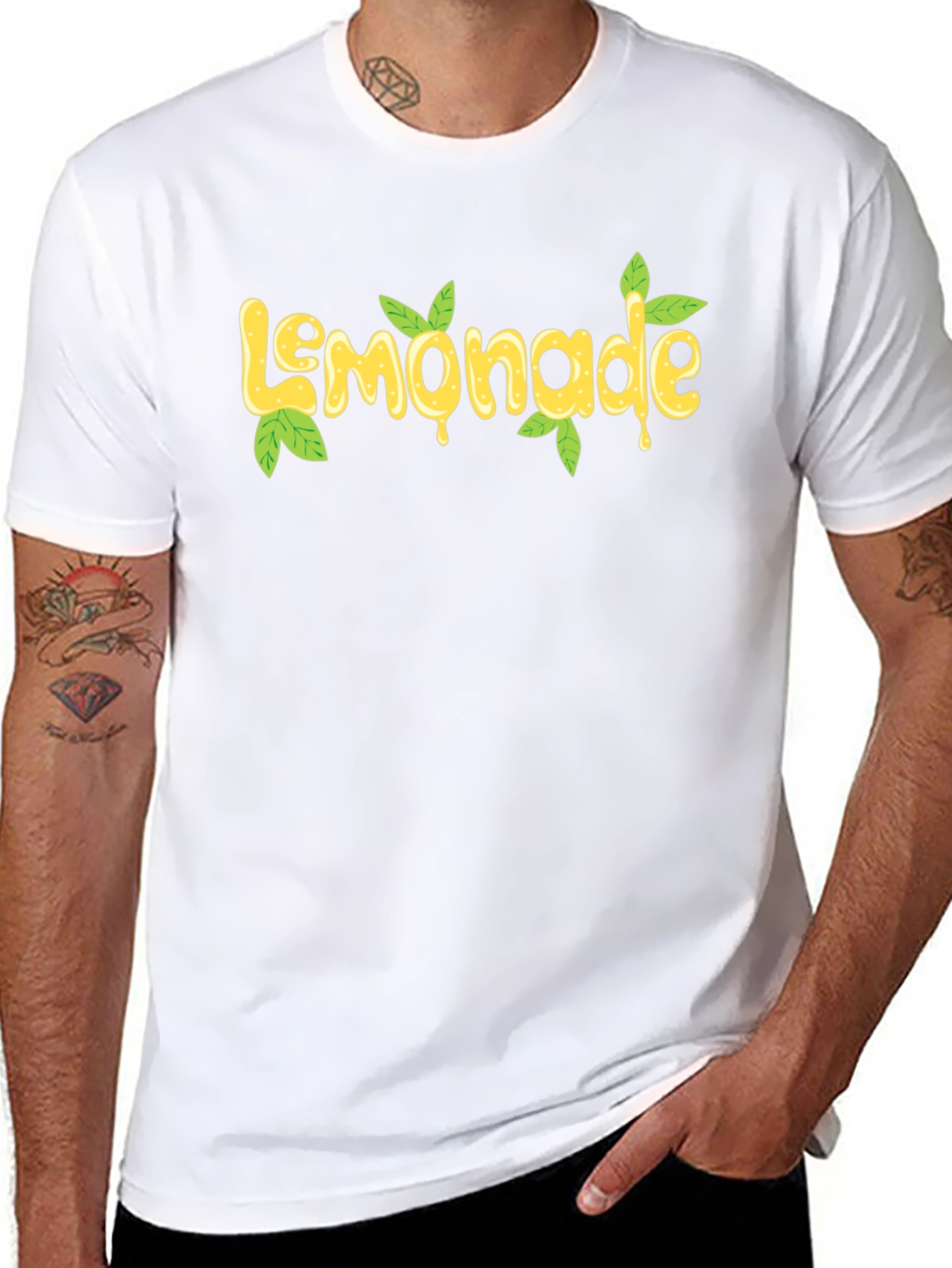 Lemonade Graphic Print Black T-Shirt