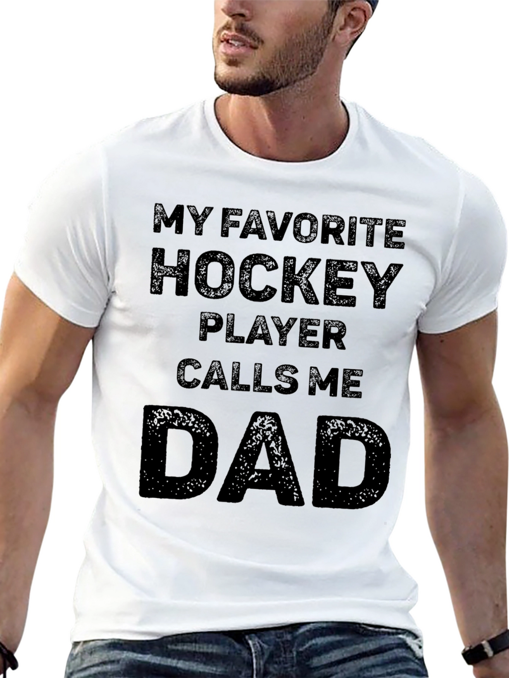 My Favorite Hockey Player Calls Me Dad T-Shirt