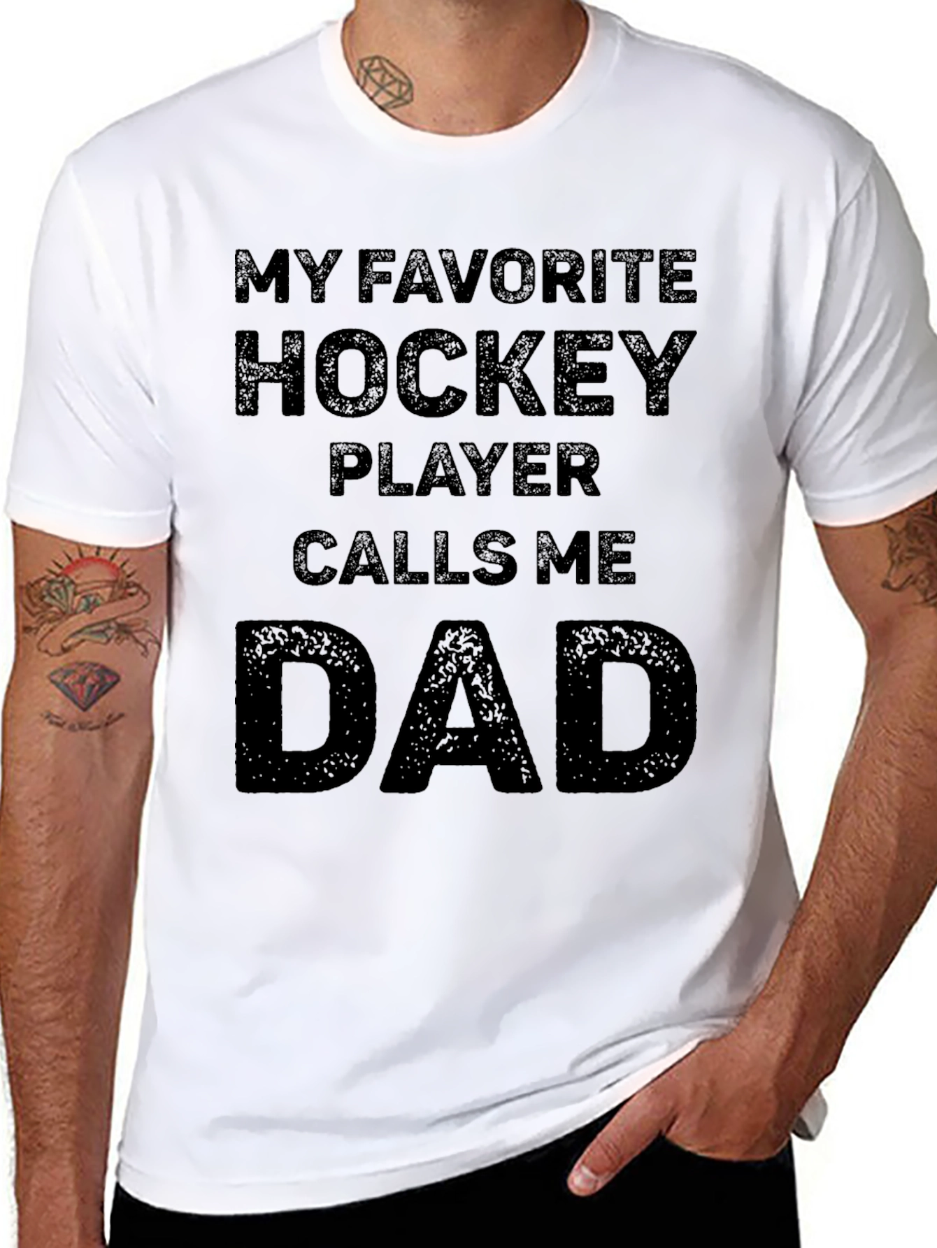 My Favorite Hockey Player Calls Me Dad T-Shirt