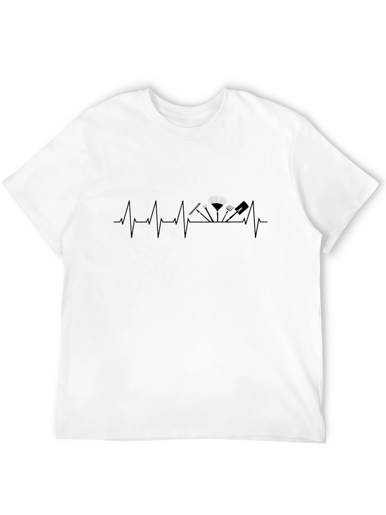 Gardening Heartbeat T-Shirt - Gardener Gift Tee