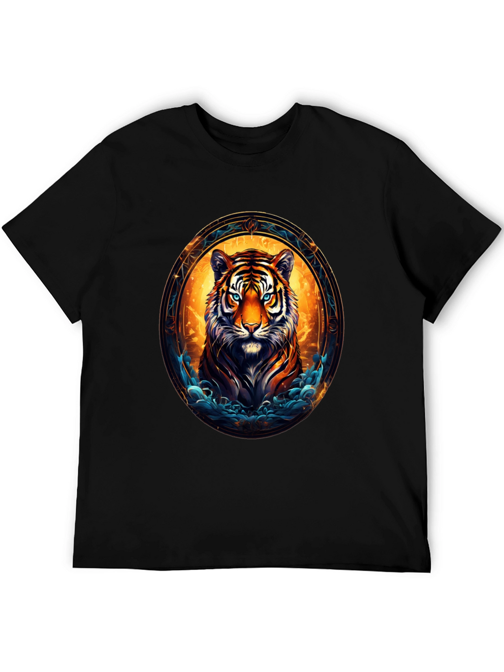 Tiger Graphic Black T-Shirt