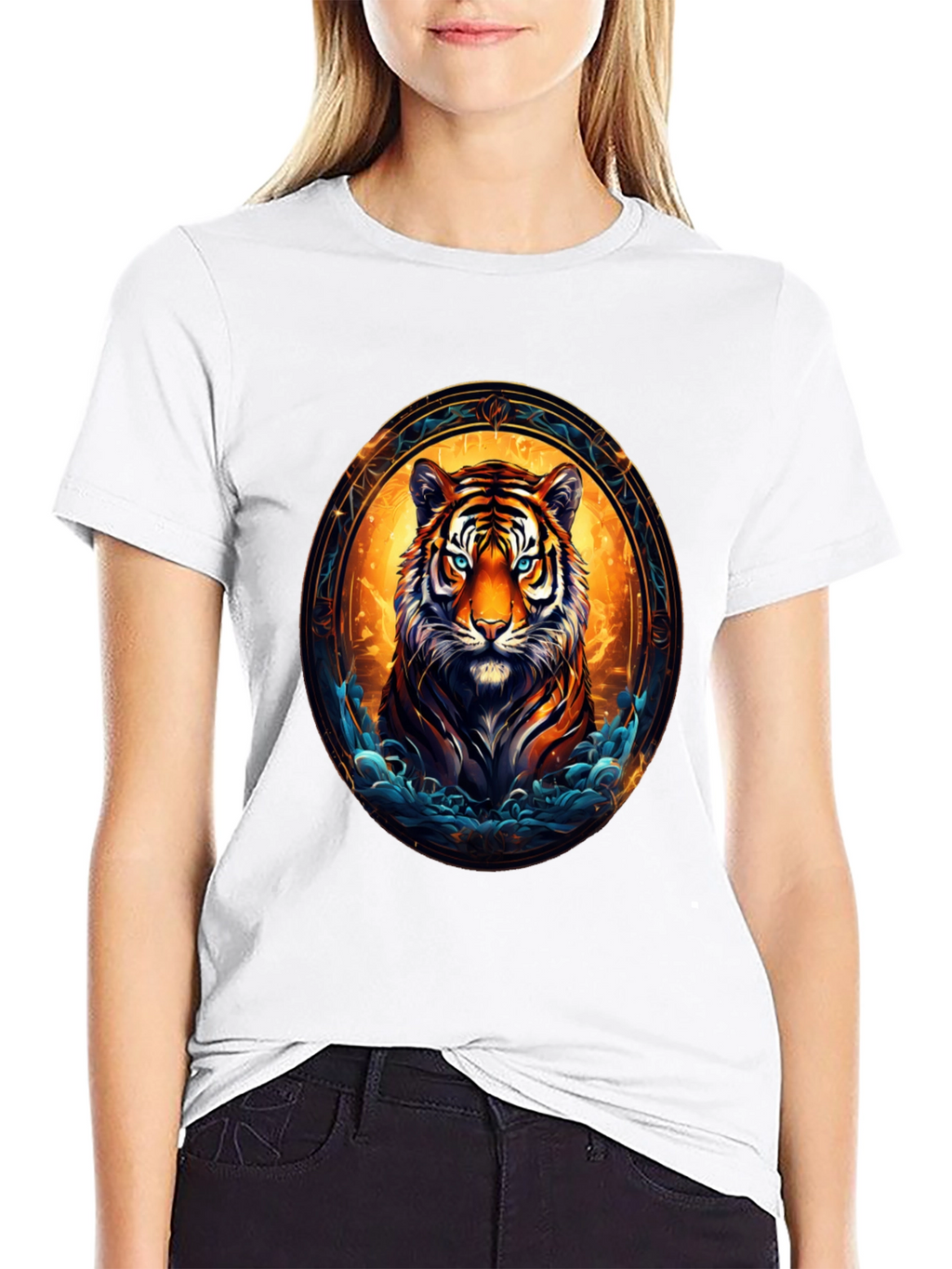 Tiger Graphic Black T-Shirt