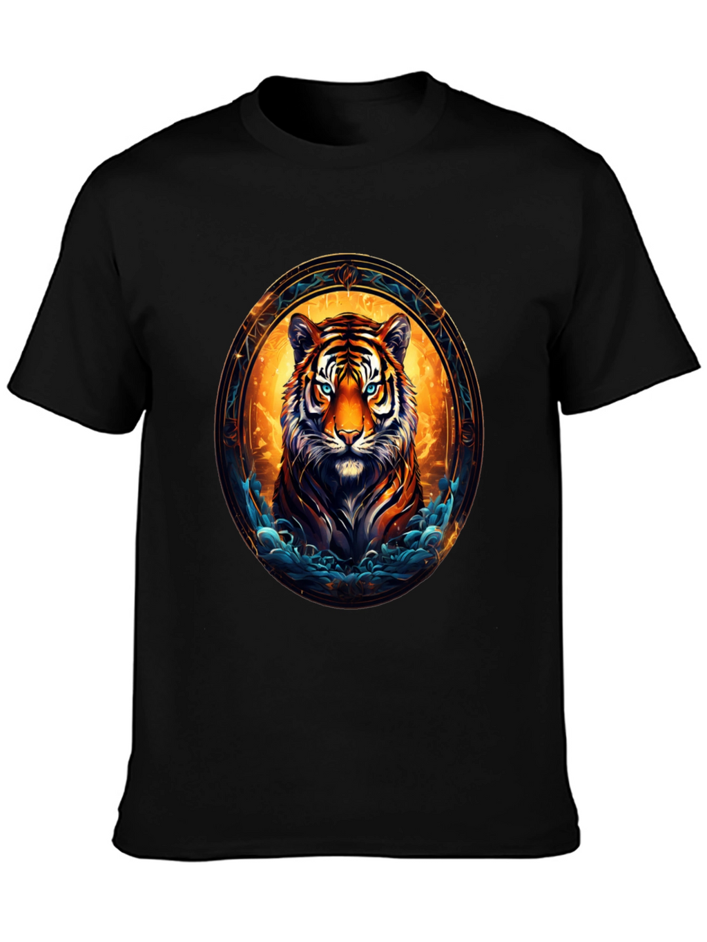 Tiger Graphic Black T-Shirt