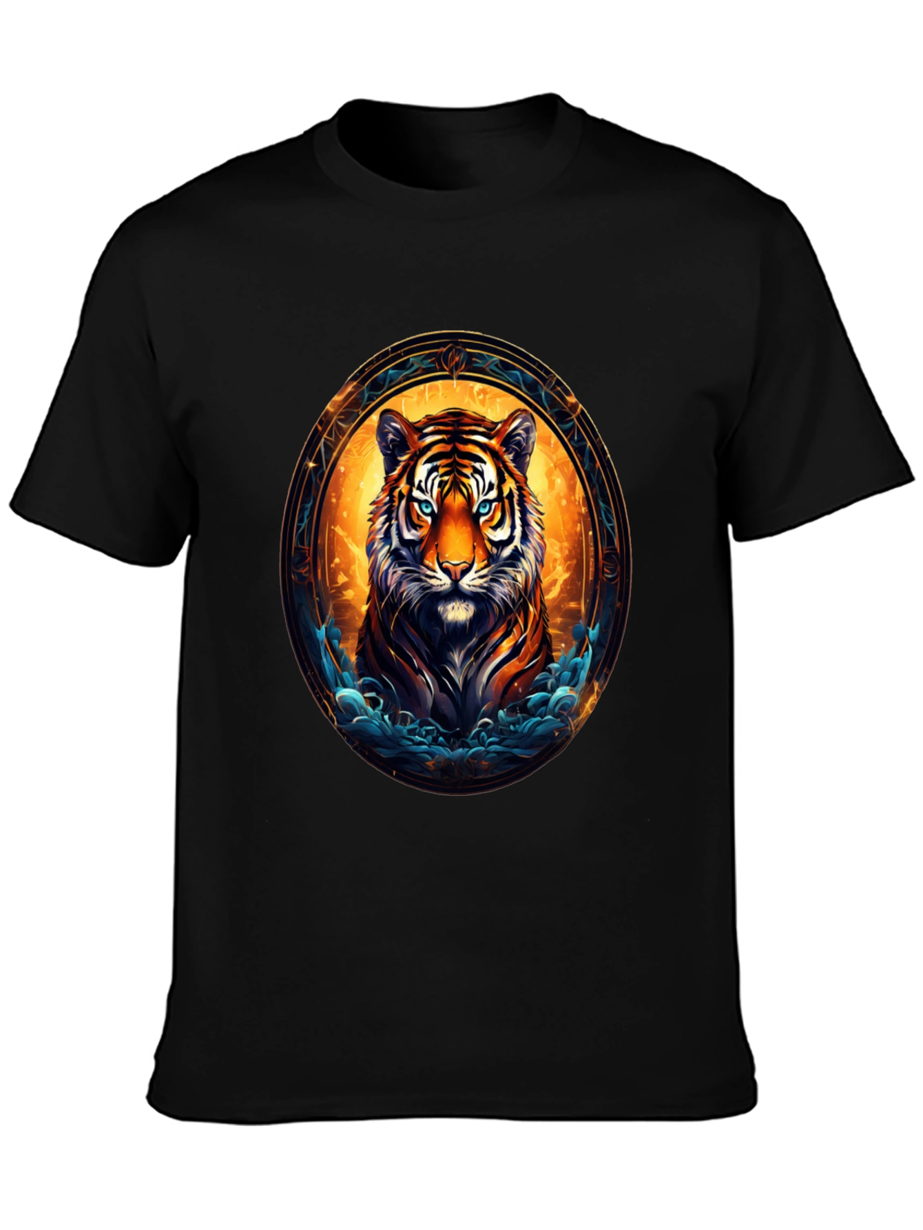Tiger Graphic Black T-Shirt