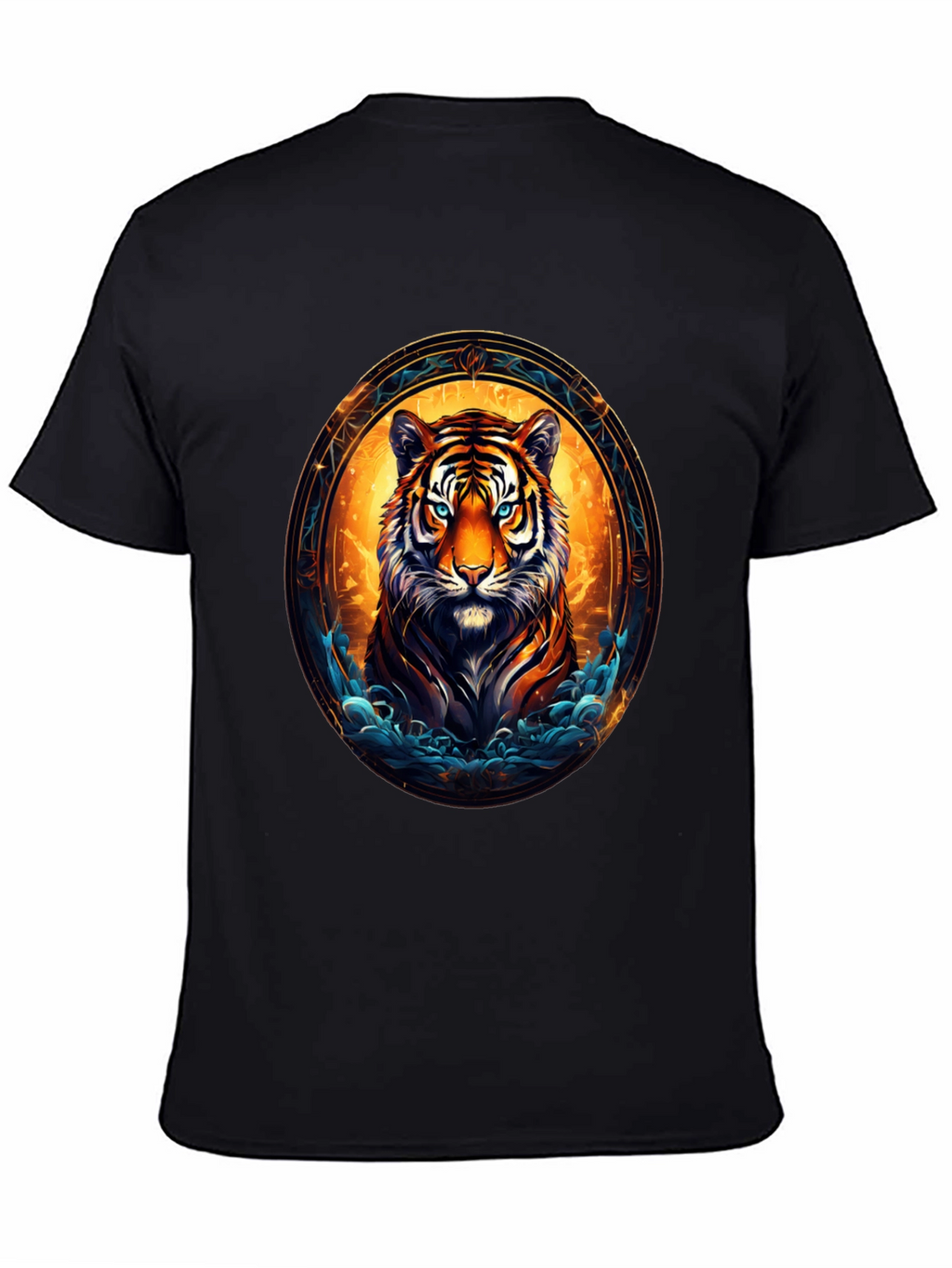 Tiger Graphic Black T-Shirt