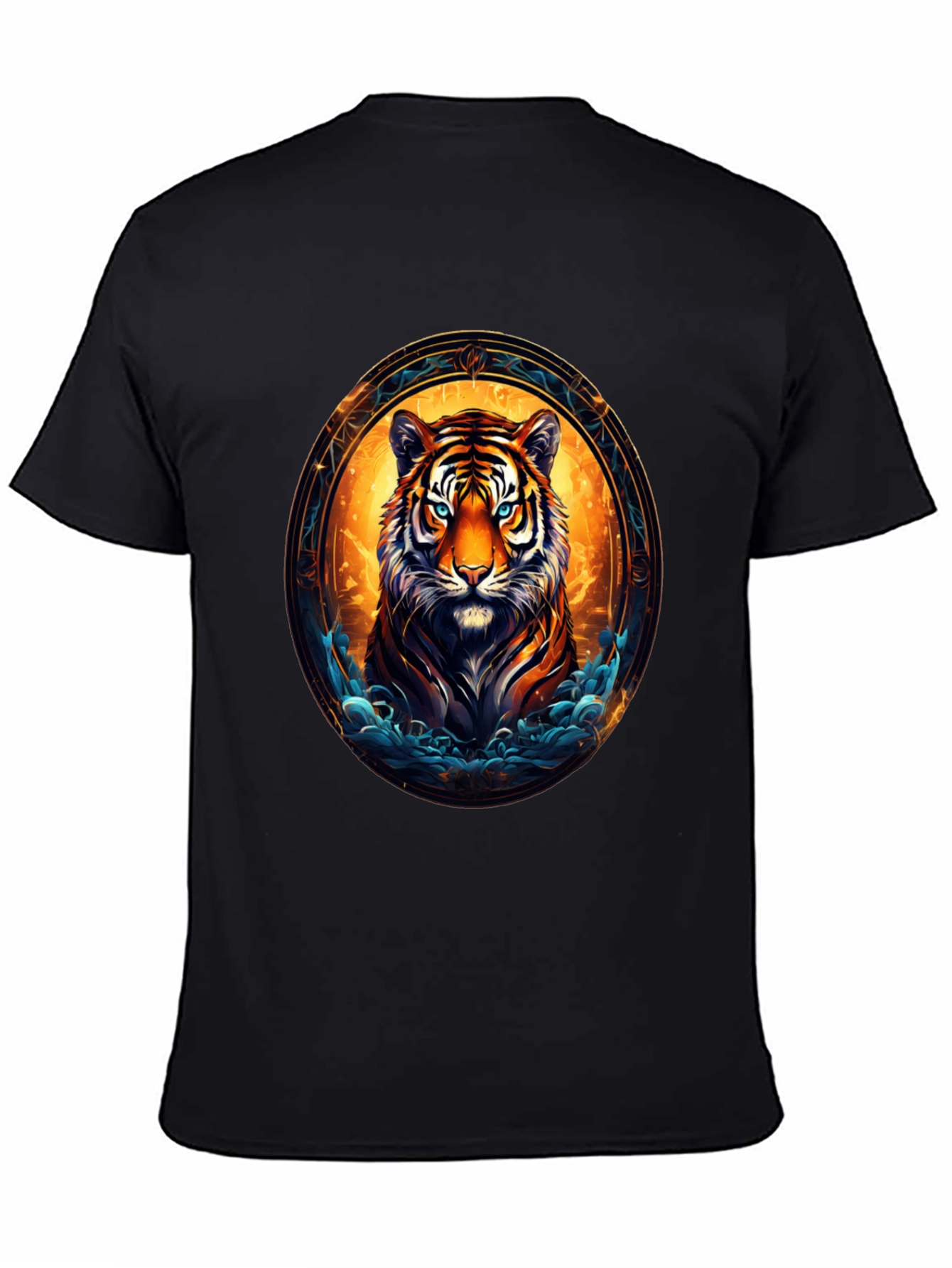 Tiger Graphic Black T-Shirt