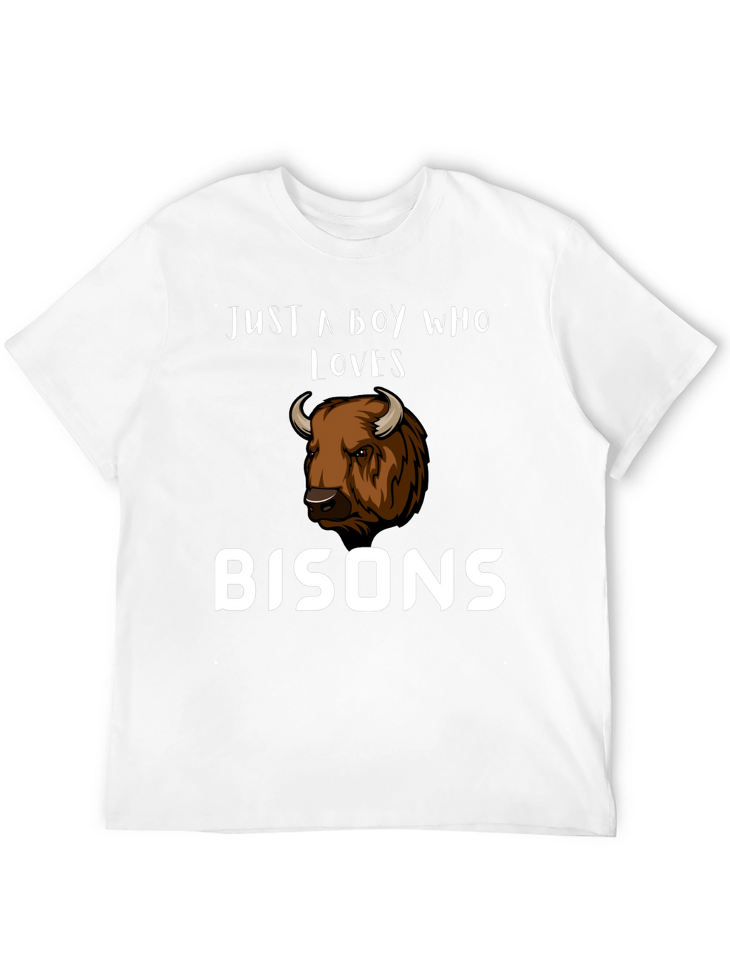 Just A Boy Who Loves Bisons T-Shirt