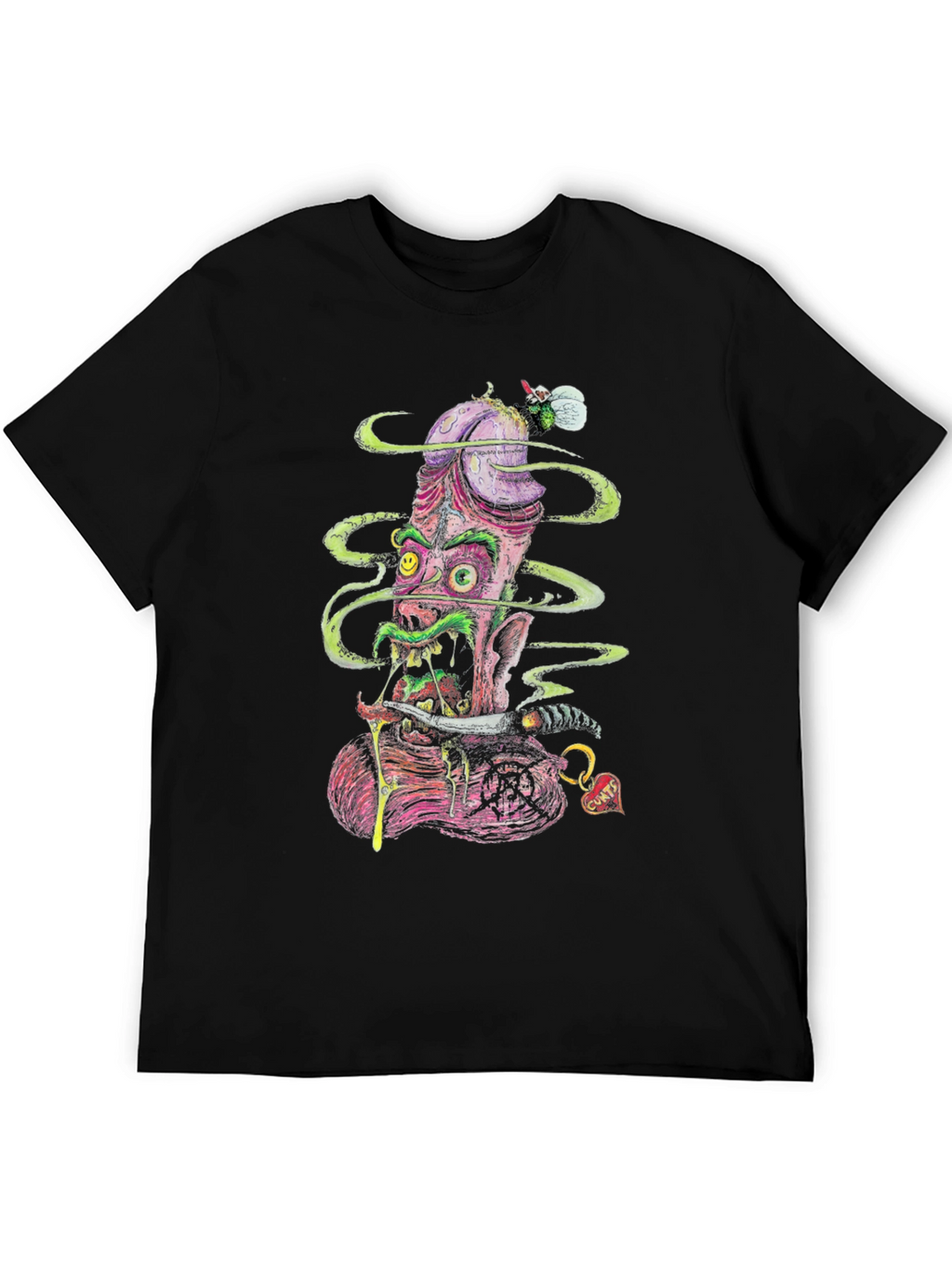 Grotesque Monster Graphic Tee - Bold & Edgy Fashion