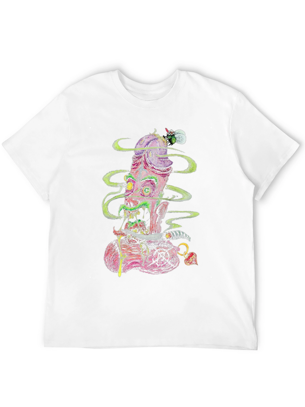 Grotesque Monster Graphic Tee - Bold & Edgy Fashion