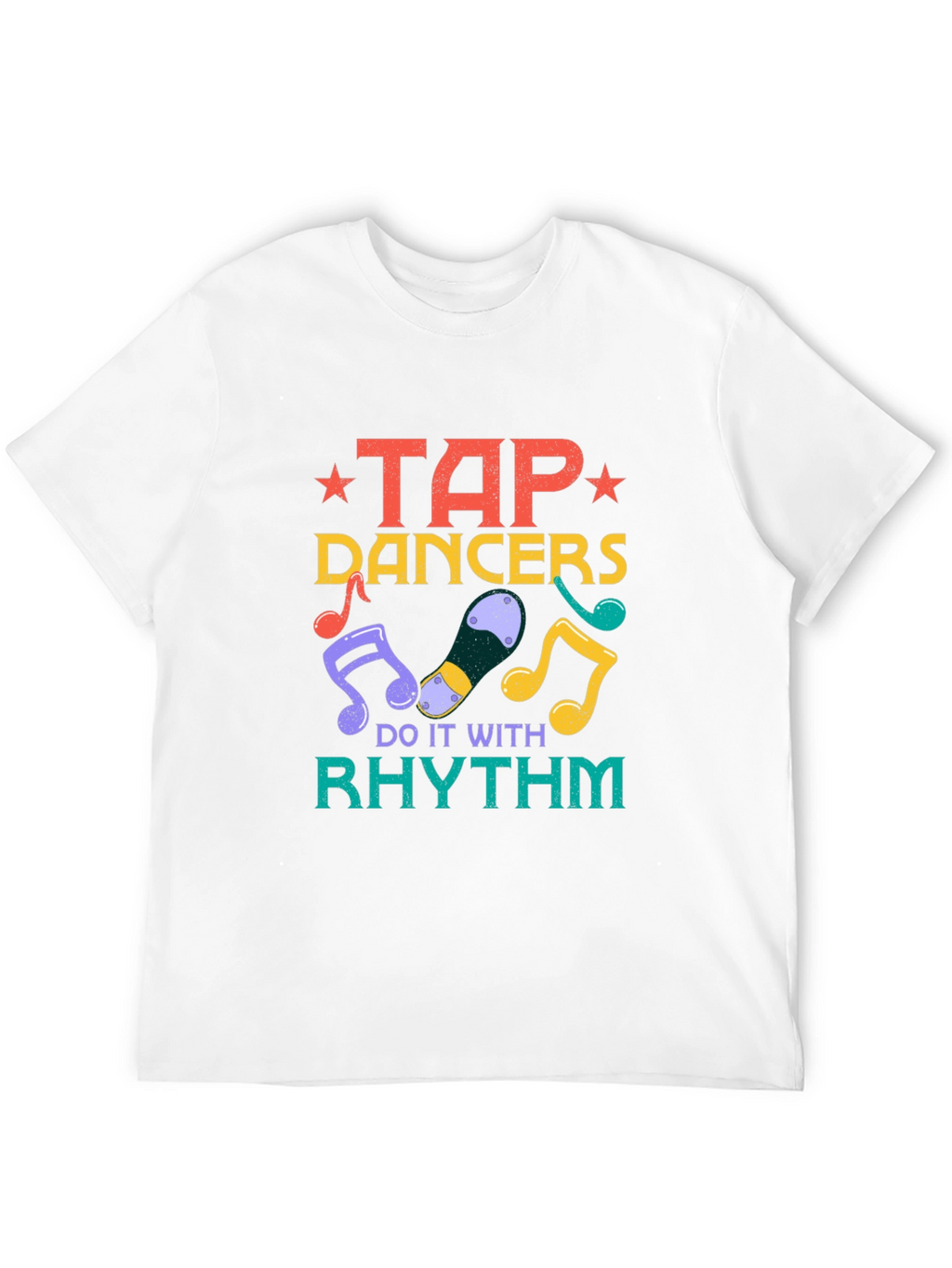 Tap Dancers Do It With Rhythm Black T-Shirt
