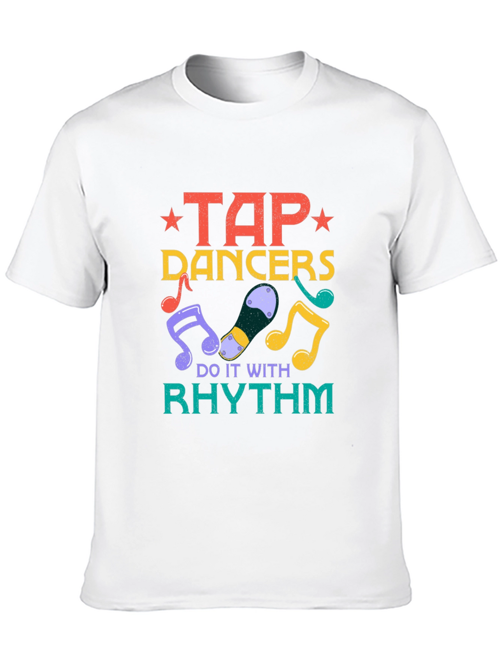 Tap Dancers Do It With Rhythm Black T-Shirt