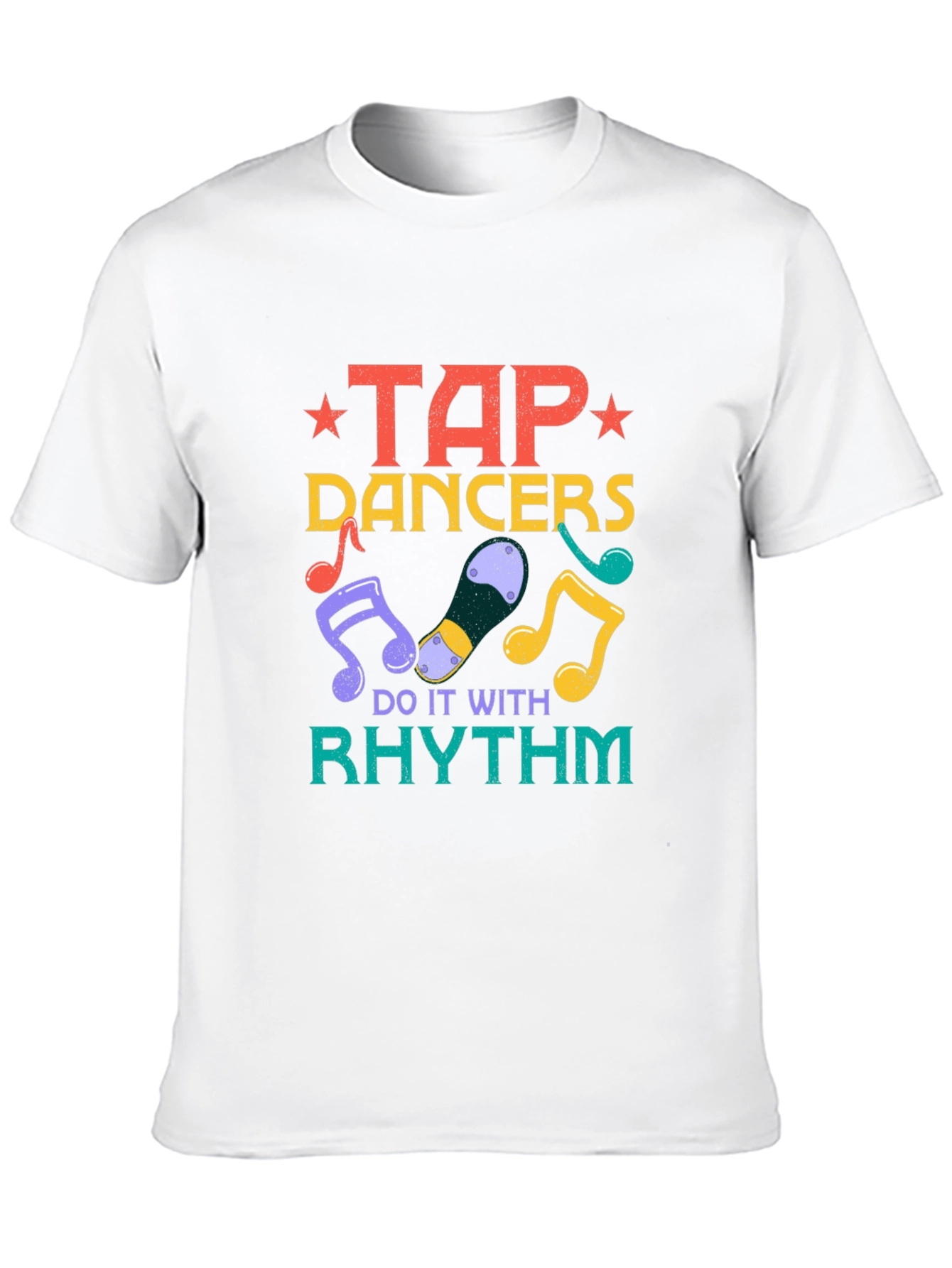Tap Dancers Do It With Rhythm Black T-Shirt