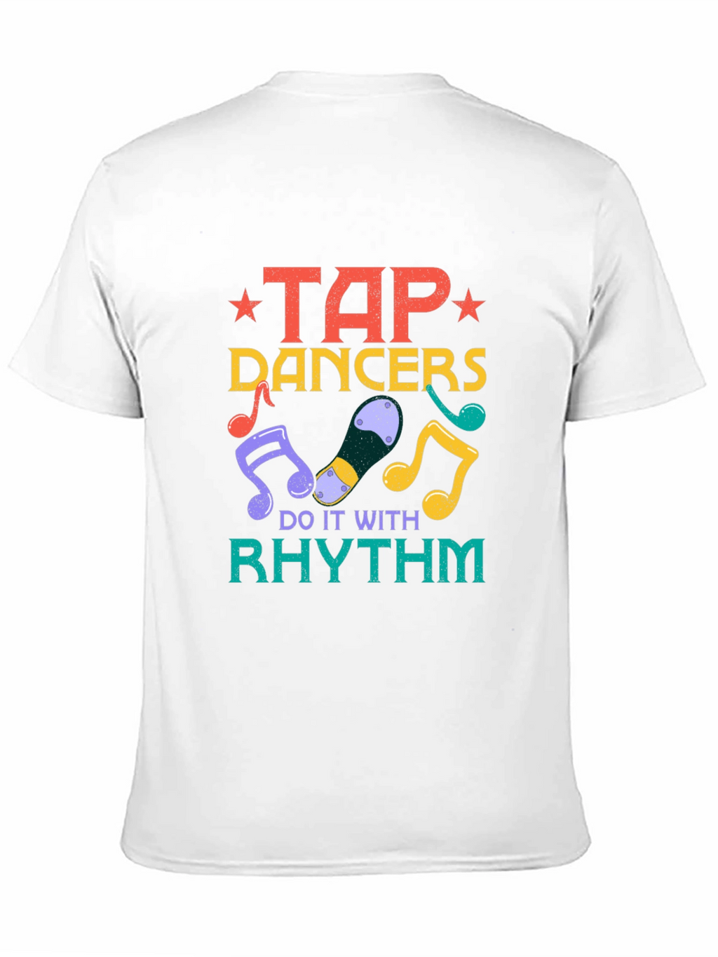 Tap Dancers Do It With Rhythm Black T-Shirt