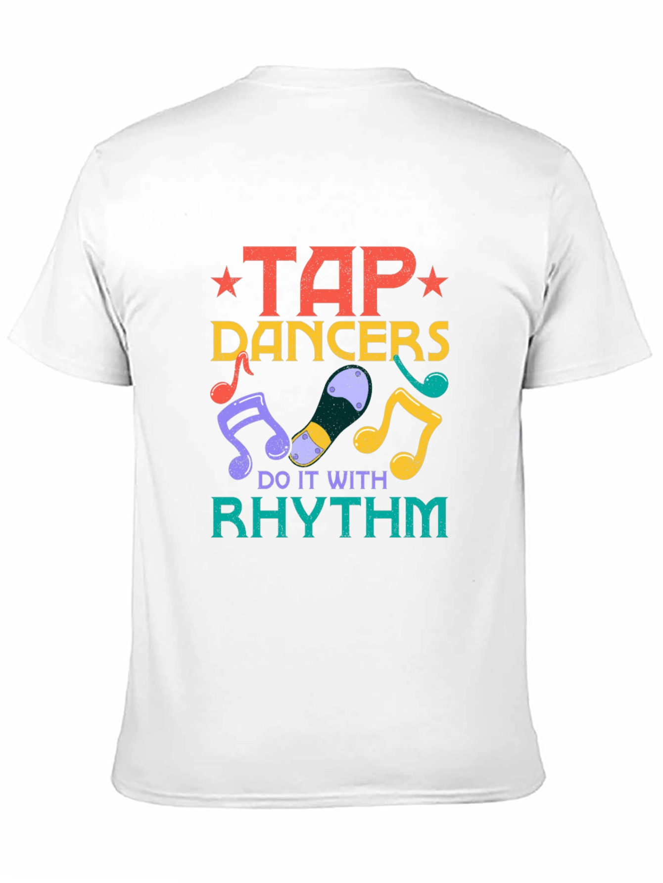Tap Dancers Do It With Rhythm Black T-Shirt