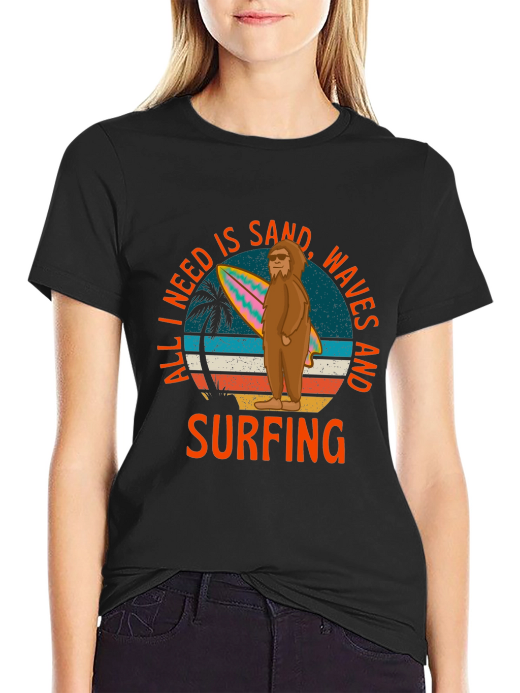 All I Need is Surfing Graphic T-Shirt