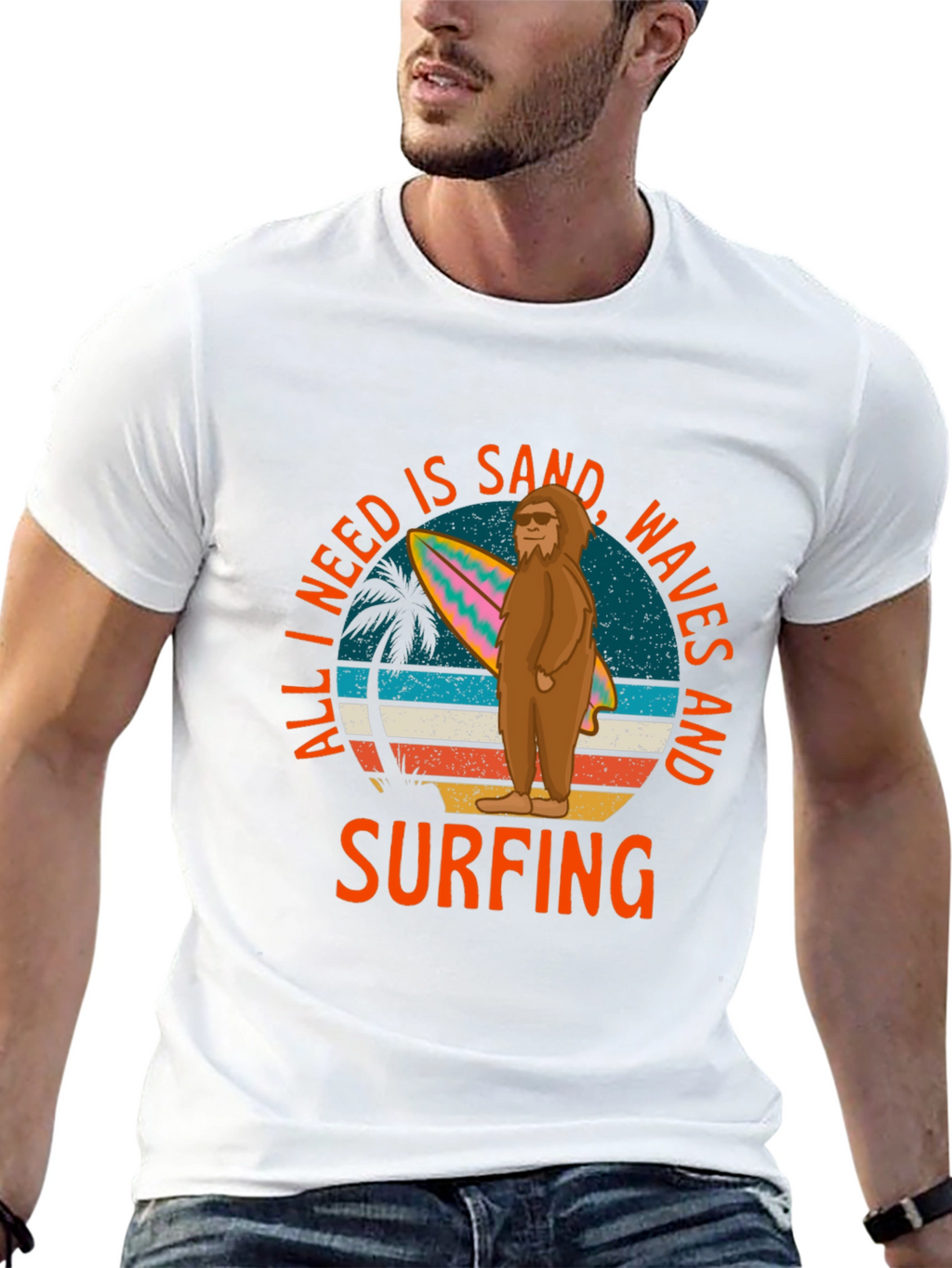 All I Need is Surfing Graphic T-Shirt