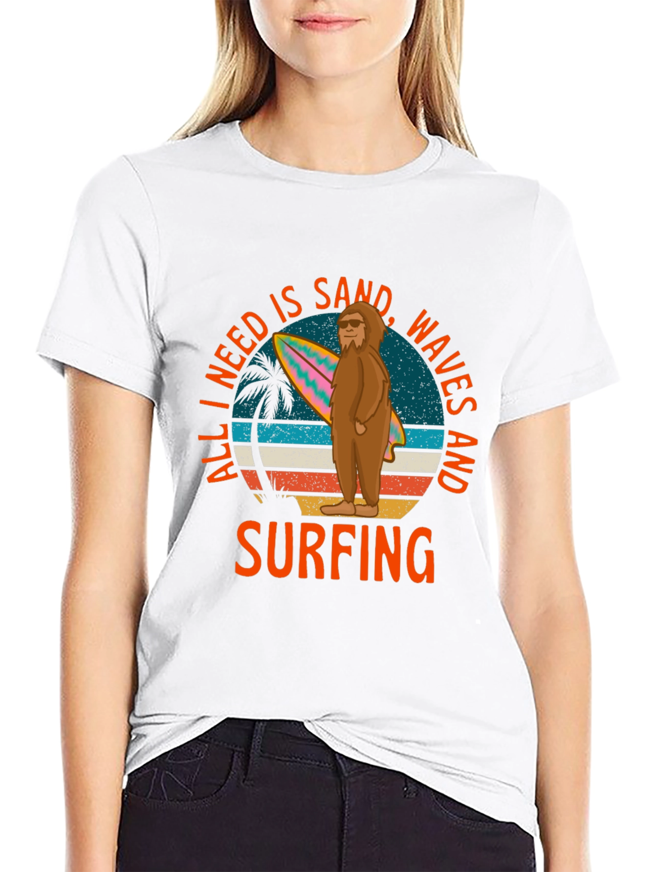 All I Need is Surfing Graphic T-Shirt