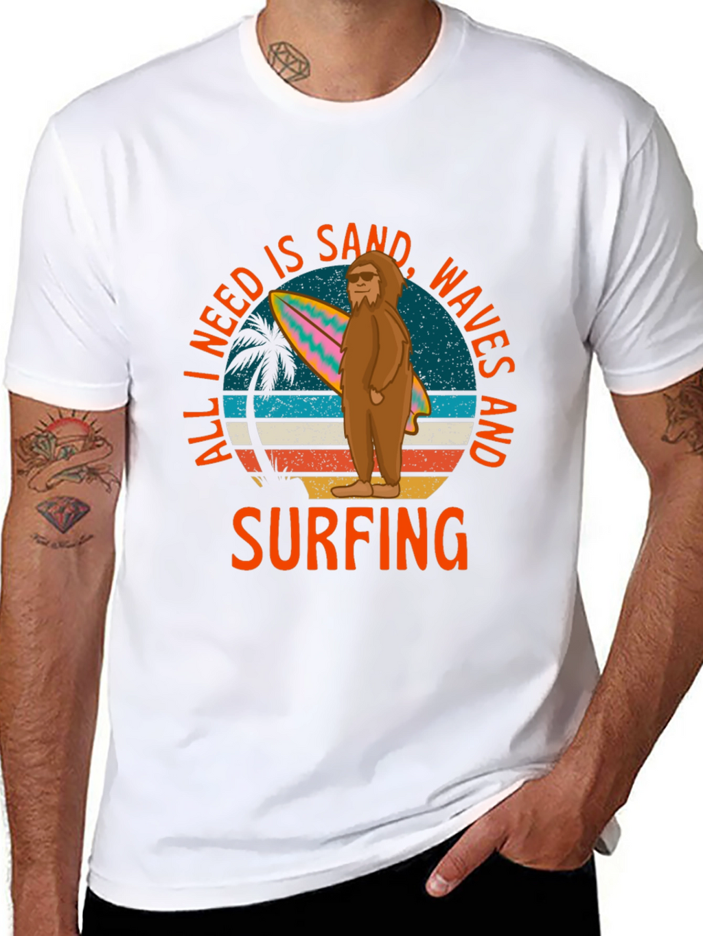 All I Need is Surfing Graphic T-Shirt