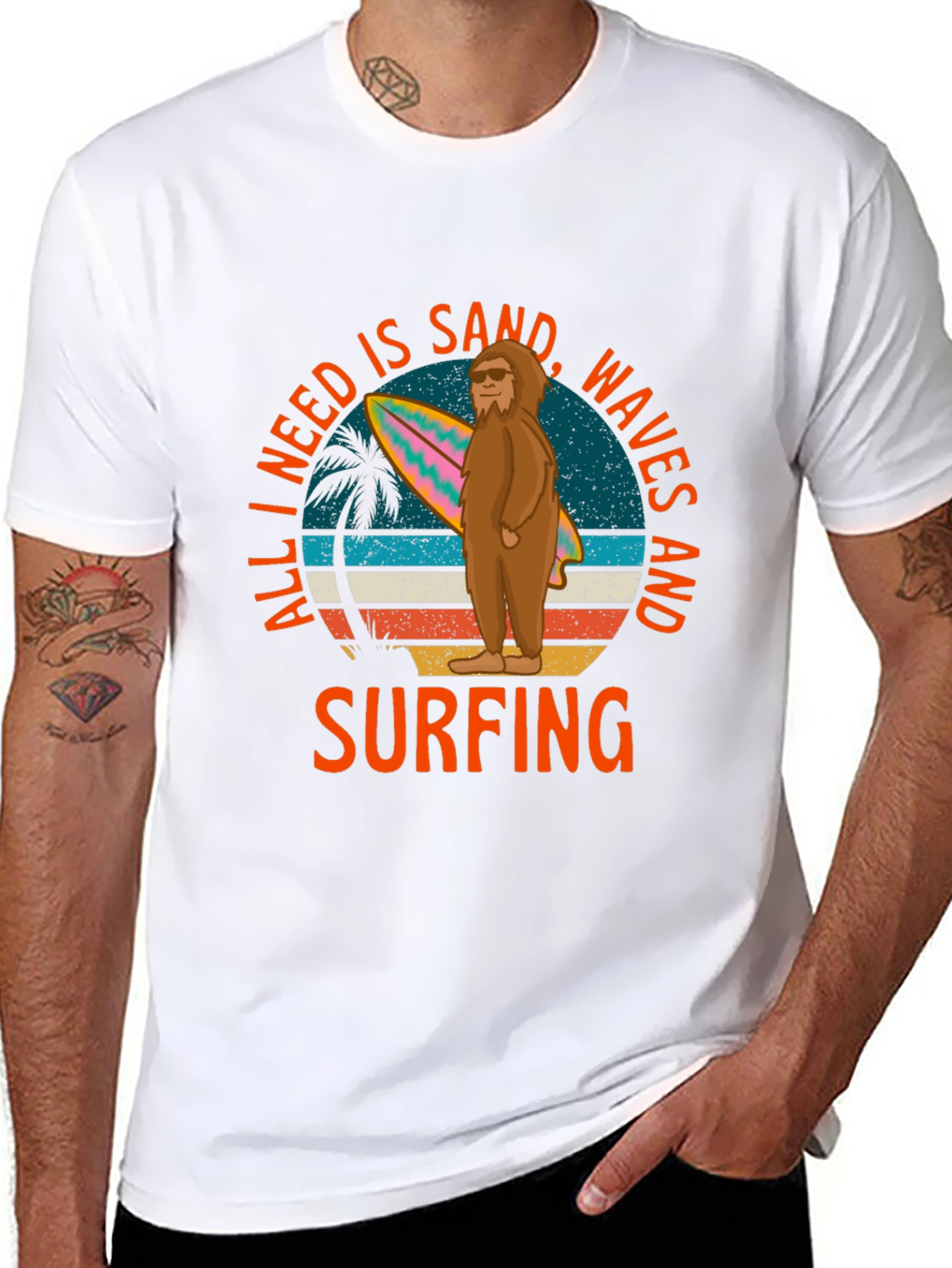 All I Need is Surfing Graphic T-Shirt