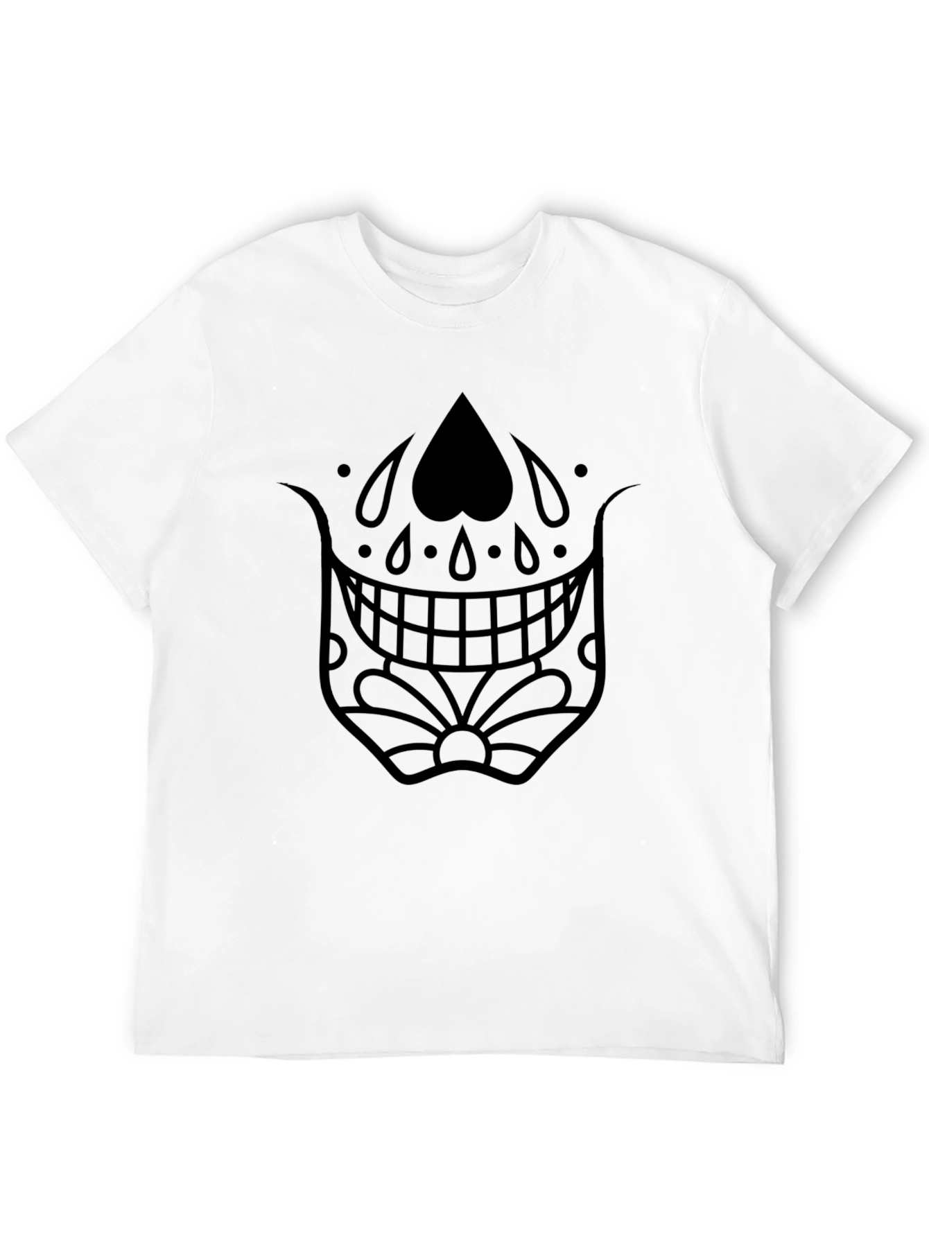 Sugar Skull Graphic Black T-Shirt