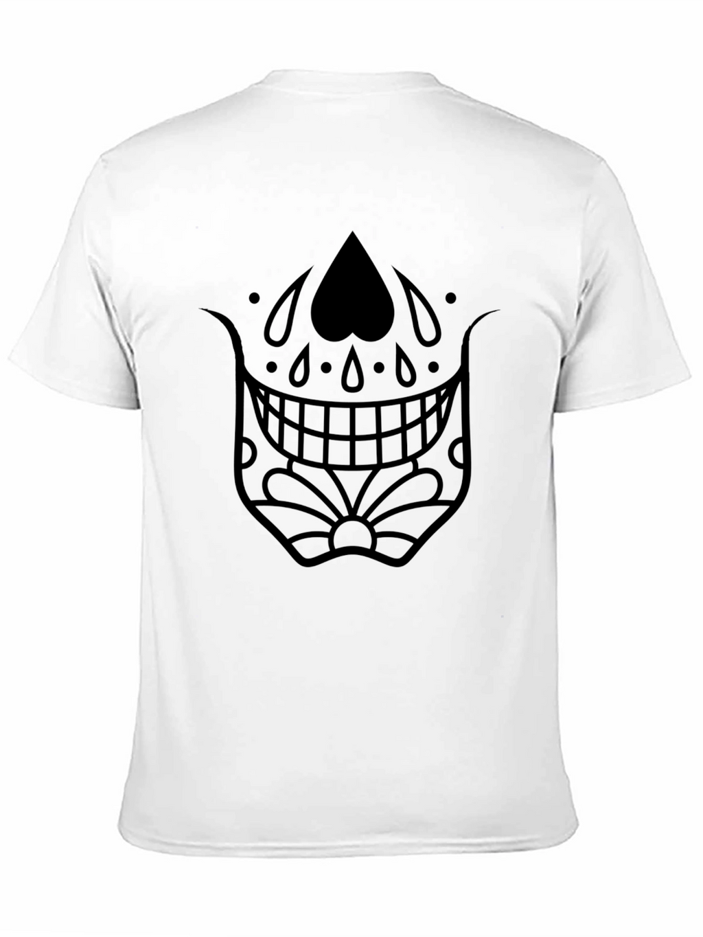 Sugar Skull Graphic Black T-Shirt