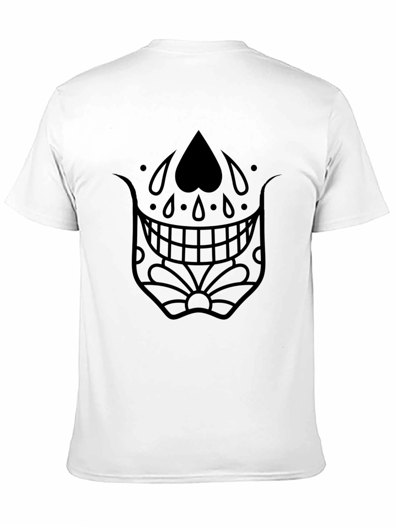 Sugar Skull Graphic Black T-Shirt