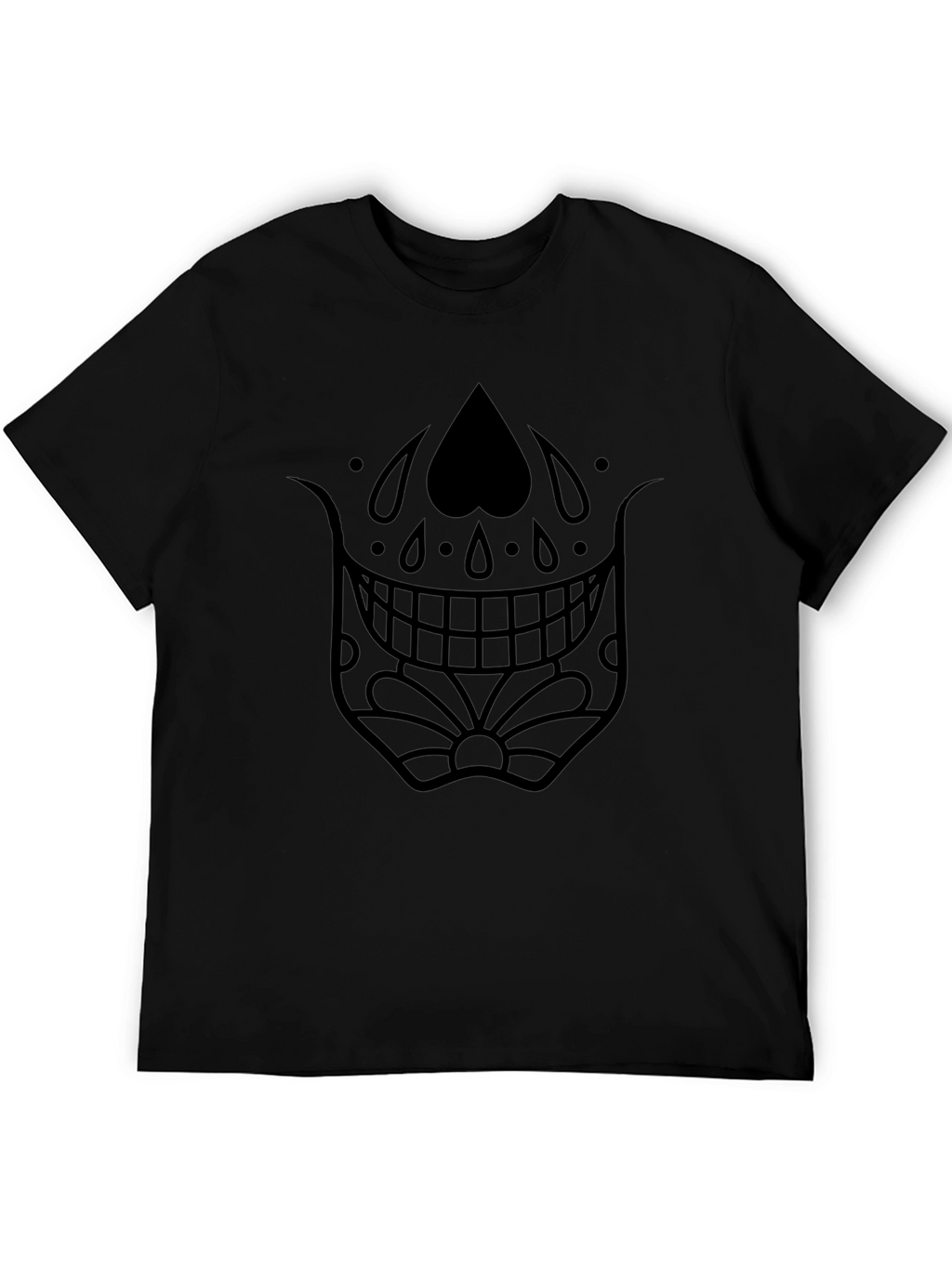 Sugar Skull Graphic Black T-Shirt