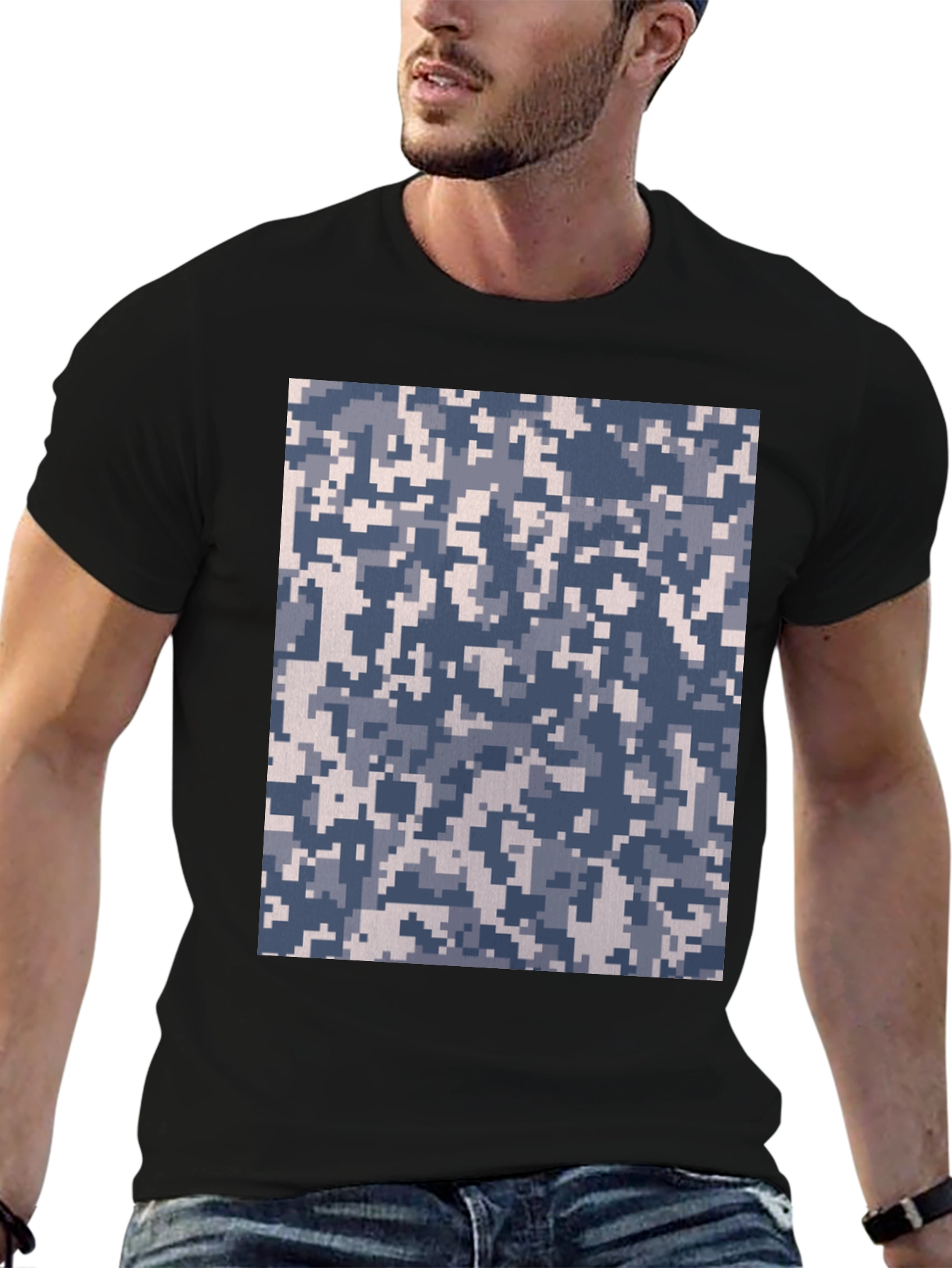 Camouflage Pattern Tee - Urban Style