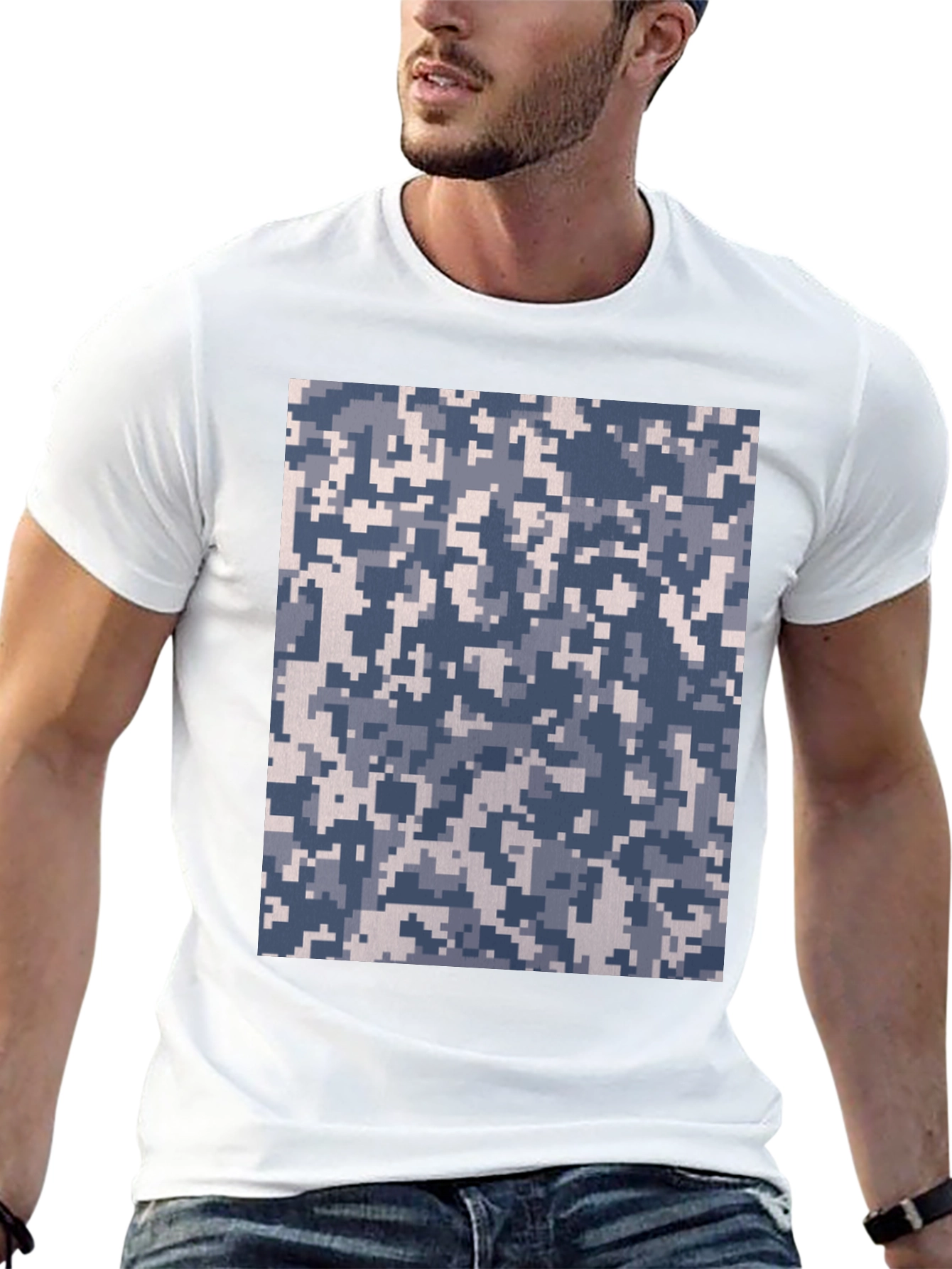 Camouflage Pattern Tee - Urban Style