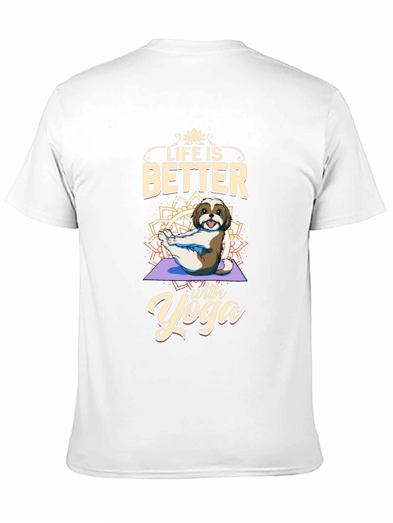 Life is Better with Yoga Dog T-Shirt
