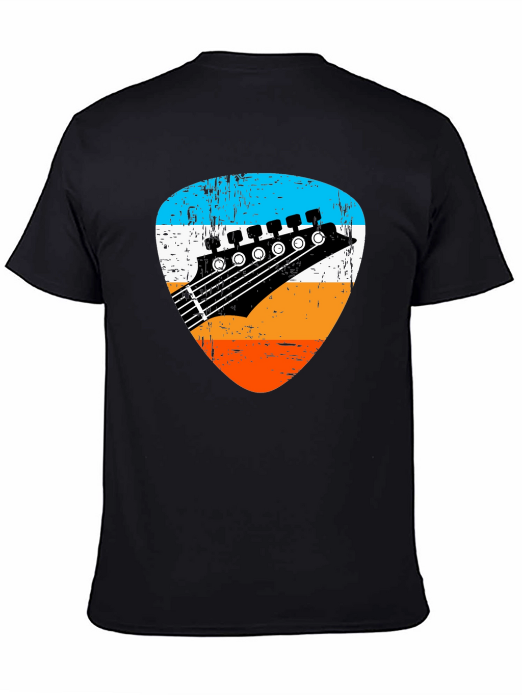 Retro Guitar Pick Graphic Tee