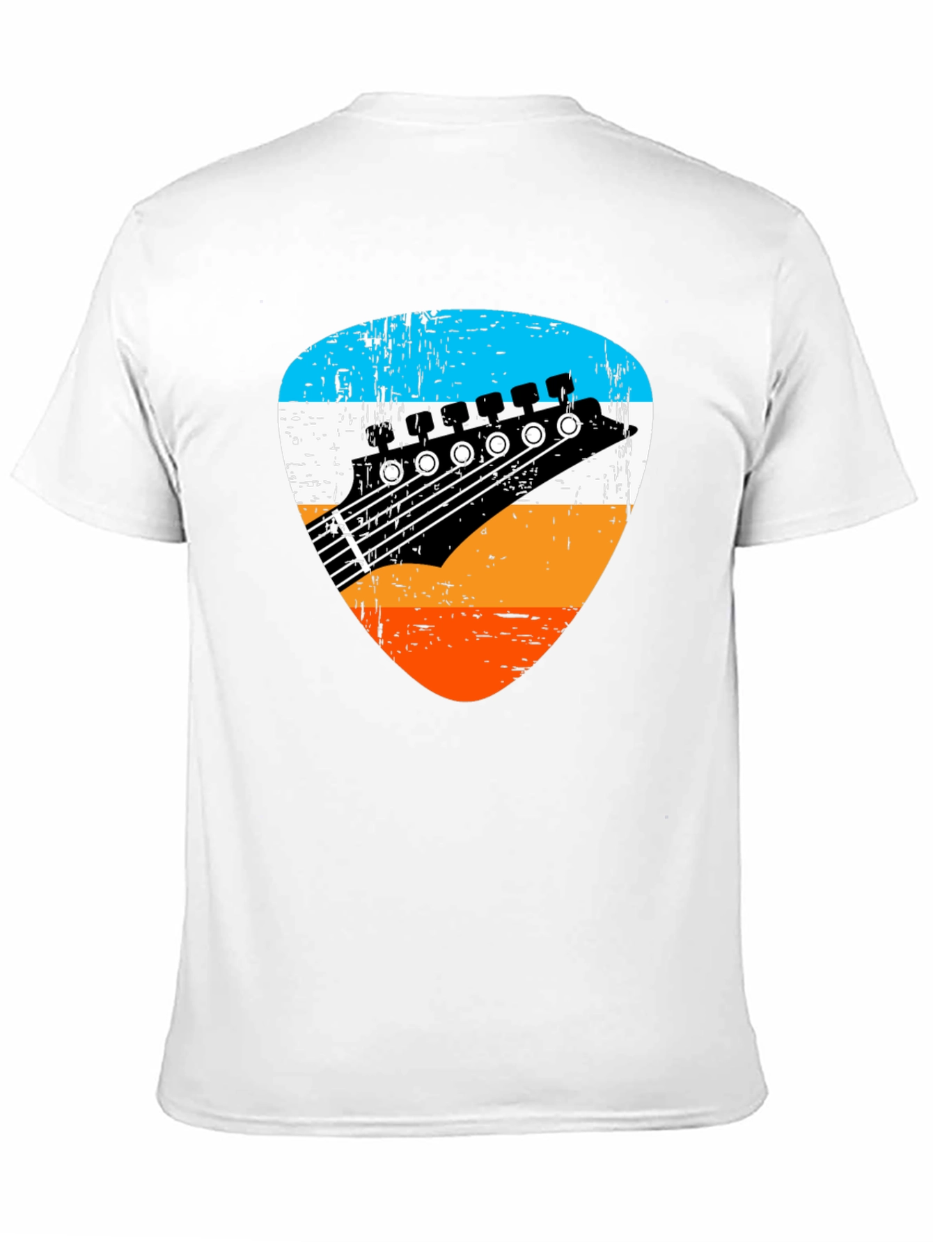 Retro Guitar Pick Graphic Tee