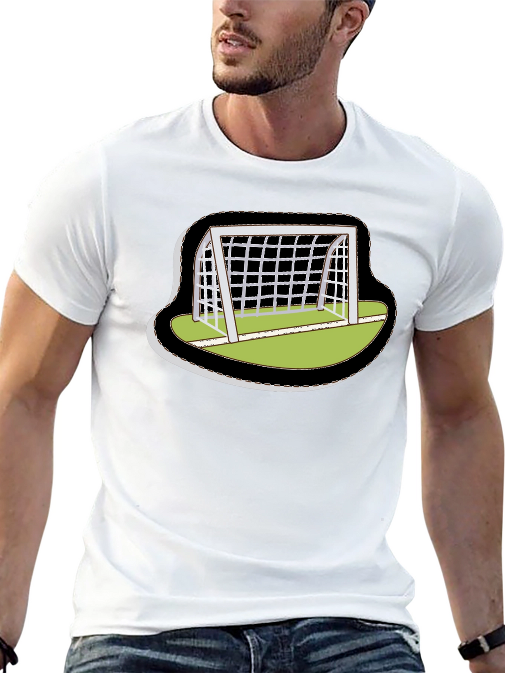 Soccer Goal T-Shirt - Sporty Graphic Tee