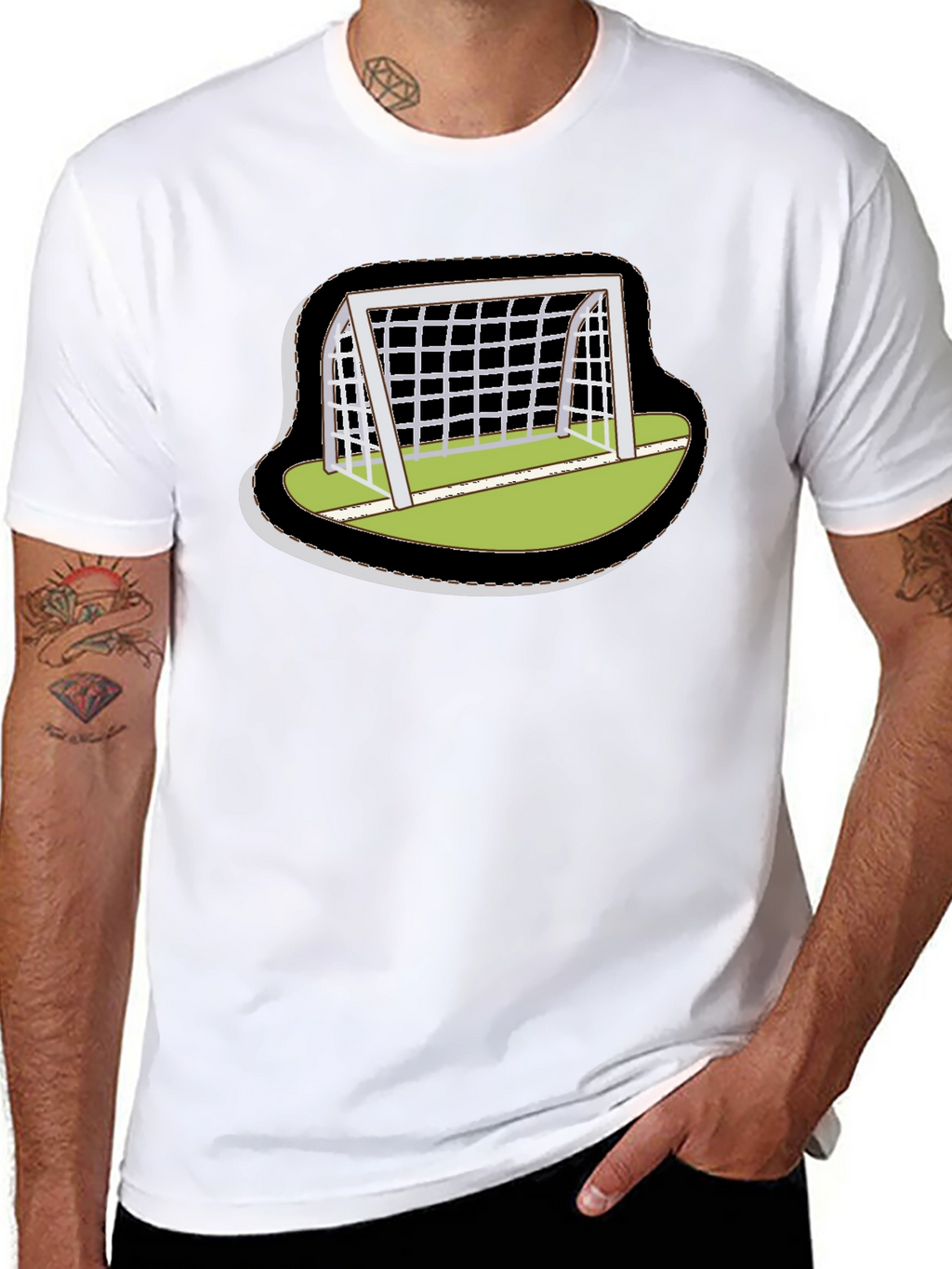 Soccer Goal T-Shirt - Sporty Graphic Tee