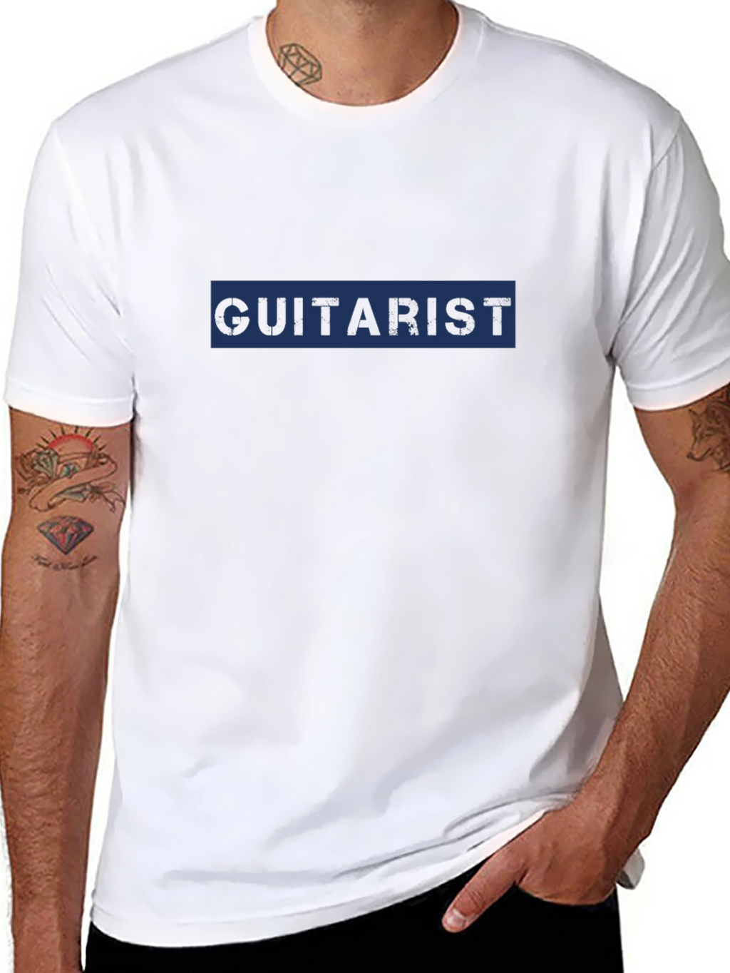 Guitarist Tee - Classic Black Music Lover Shirt