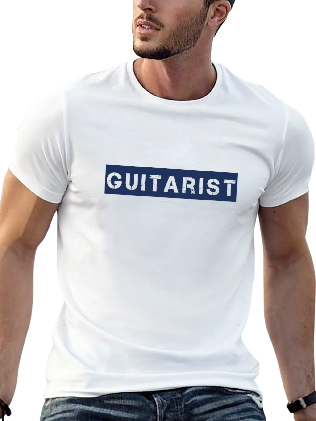 Guitarist Tee - Classic Black Music Lover Shirt
