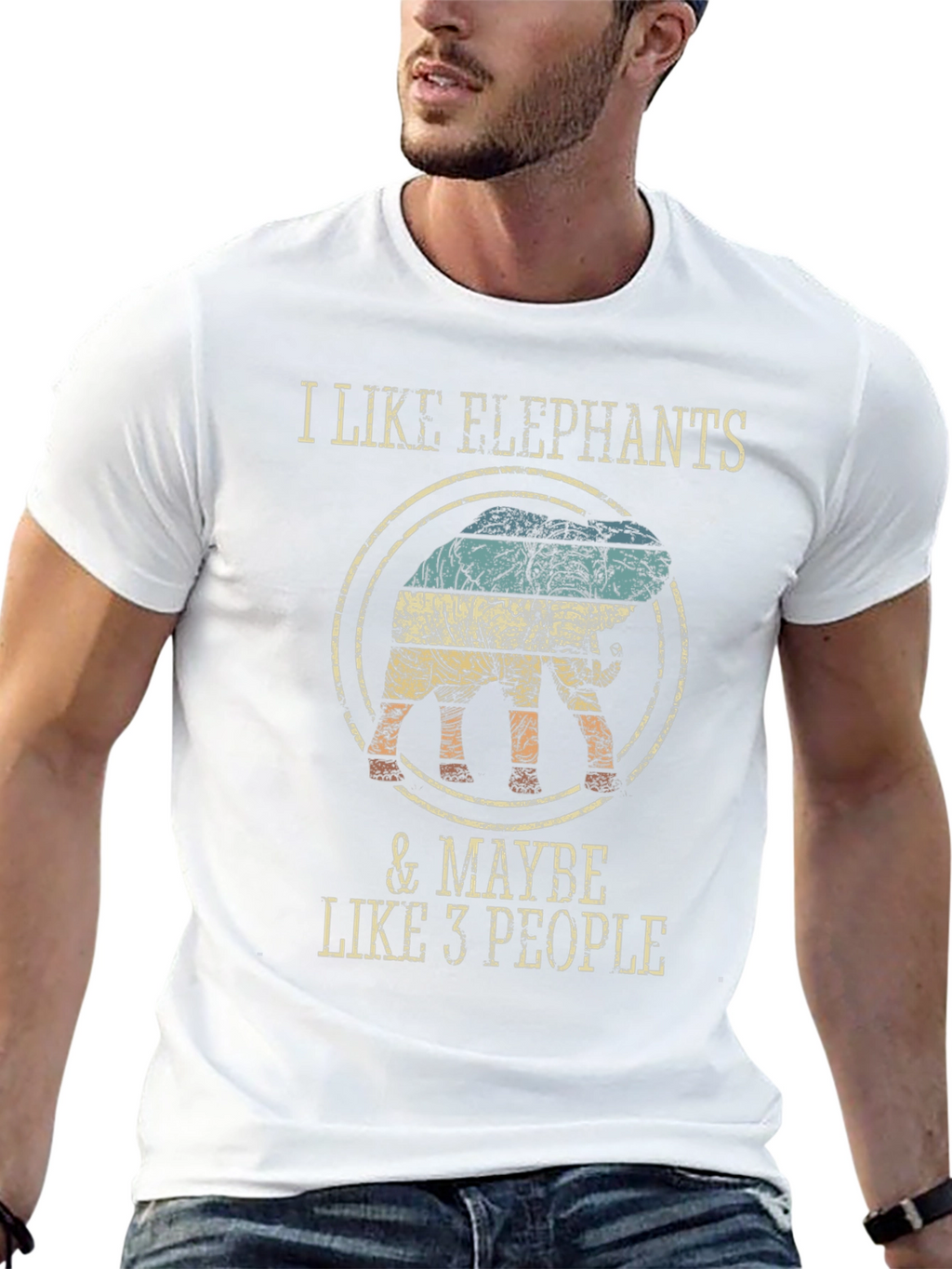 I Like Elephants T-Shirt - Quirky Graphic Tee