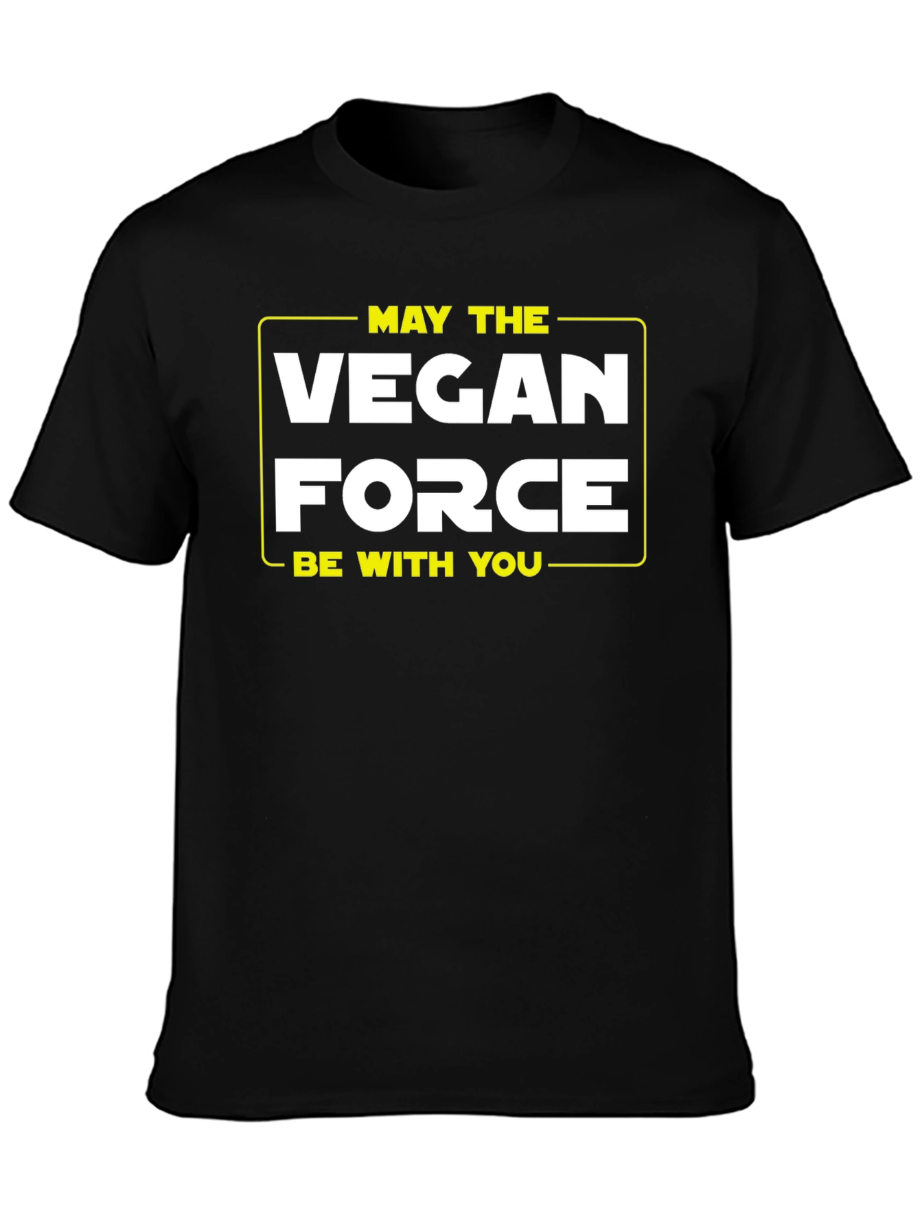 Vegan Force T-Shirt - May the Vegan Force Be With You