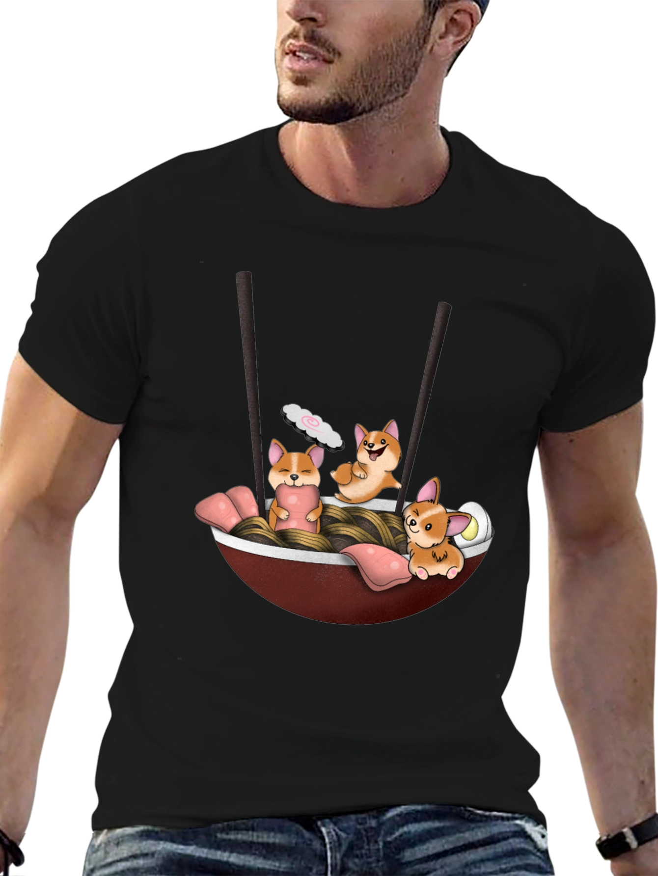 Corgi Ramen T-Shirt