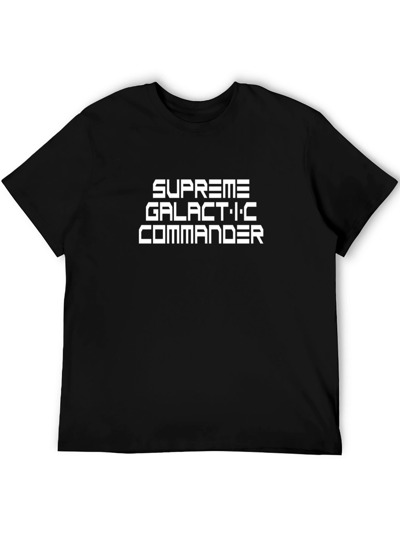 Supreme Galactic Commander Black T-Shirt