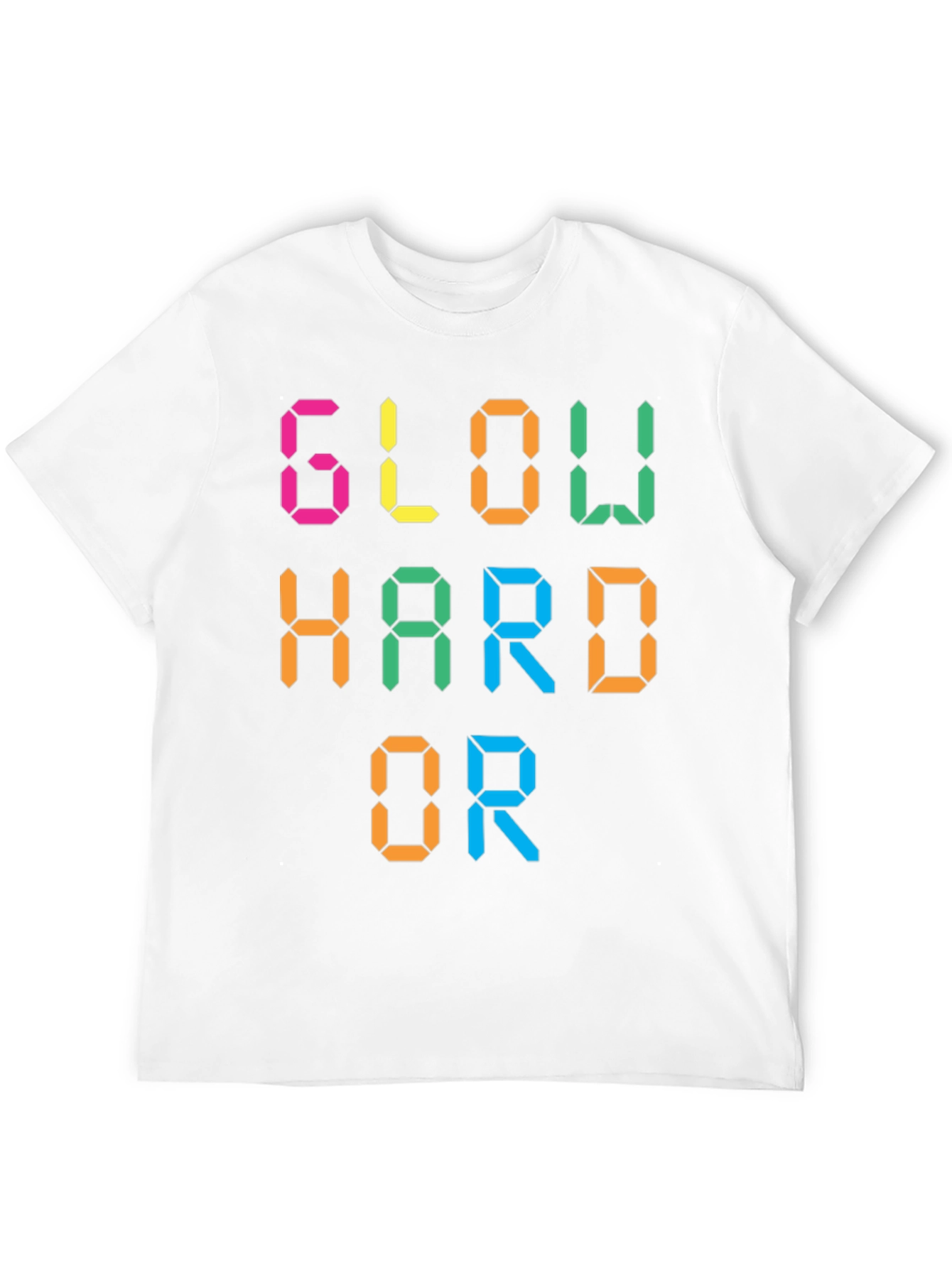 Glow Hard or Glow Home Graphic Tee
