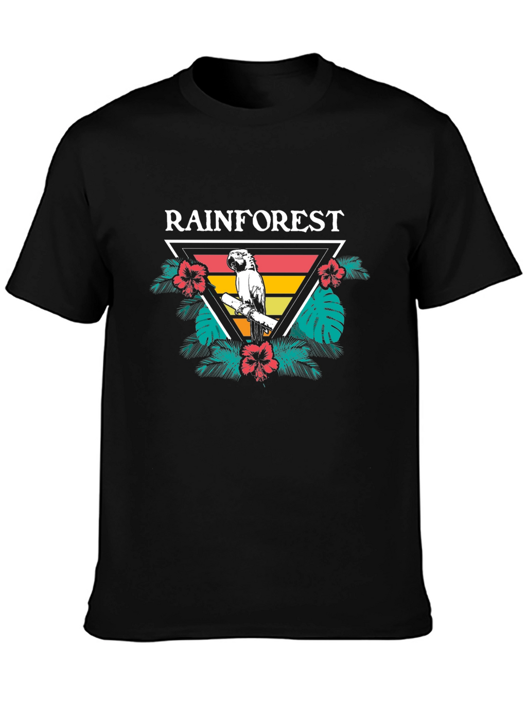 Rainforest Parrot Graphic Tee