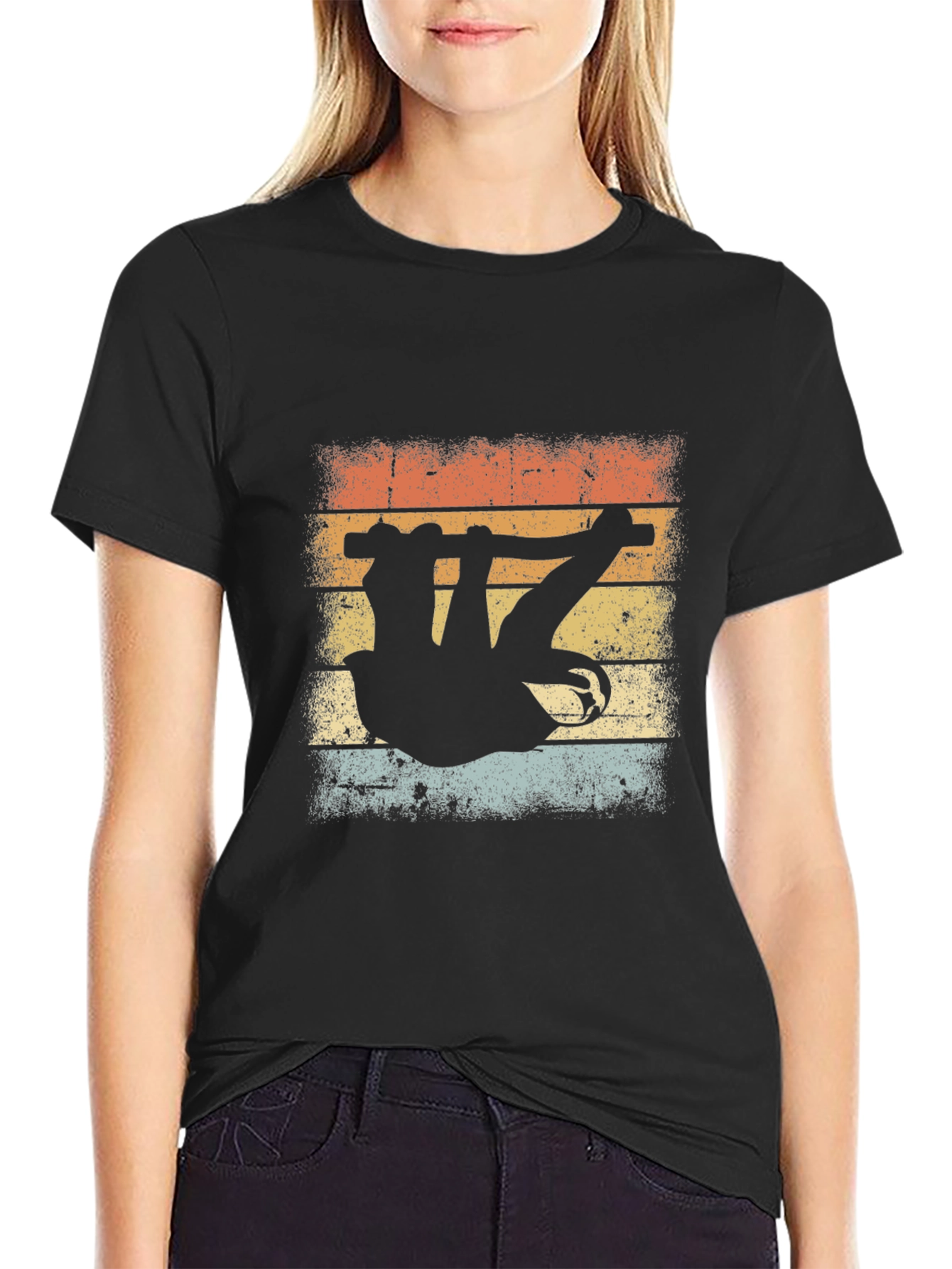 Vintage Sloth T-Shirt - Retro Style