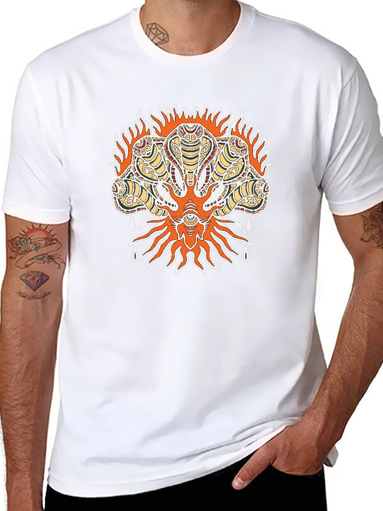 Mystic Cobra Graphic Tee - Mens Black T-Shirt