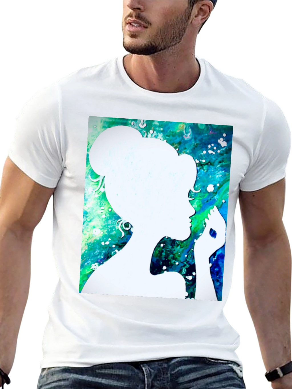 Silhouette Art Black T-Shirt