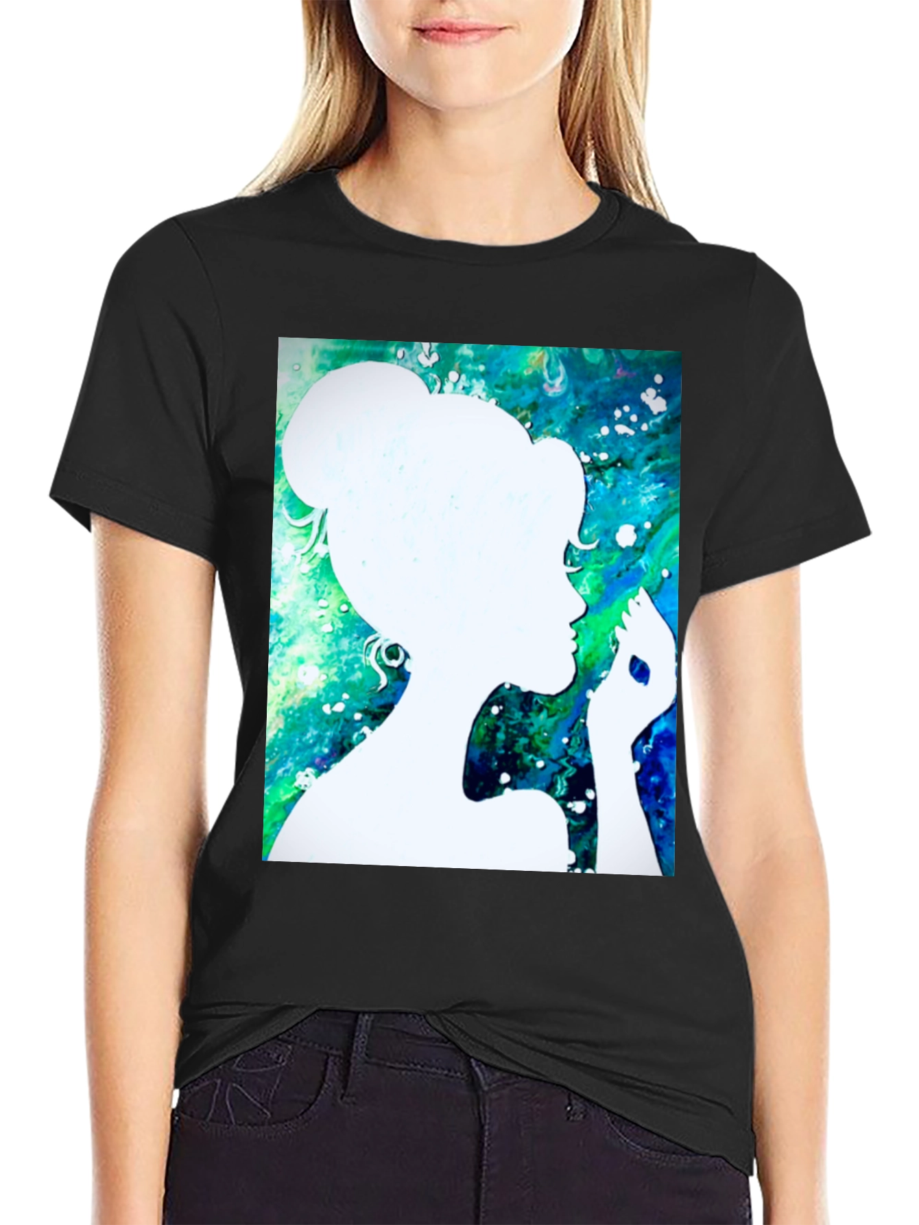 Silhouette Art Black T-Shirt