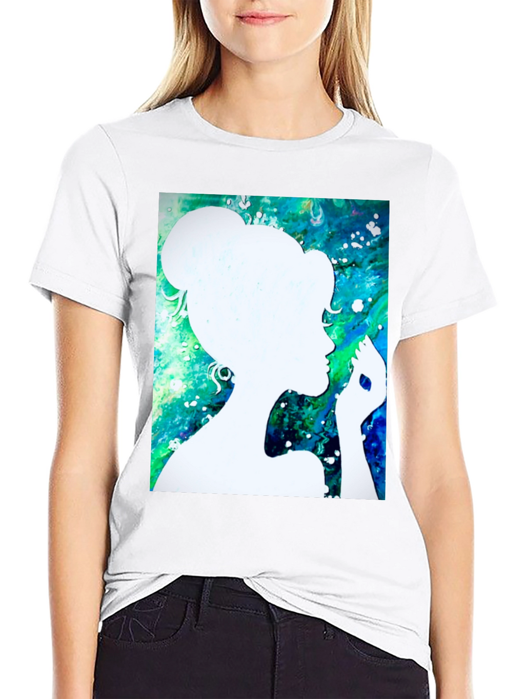 Silhouette Art Black T-Shirt